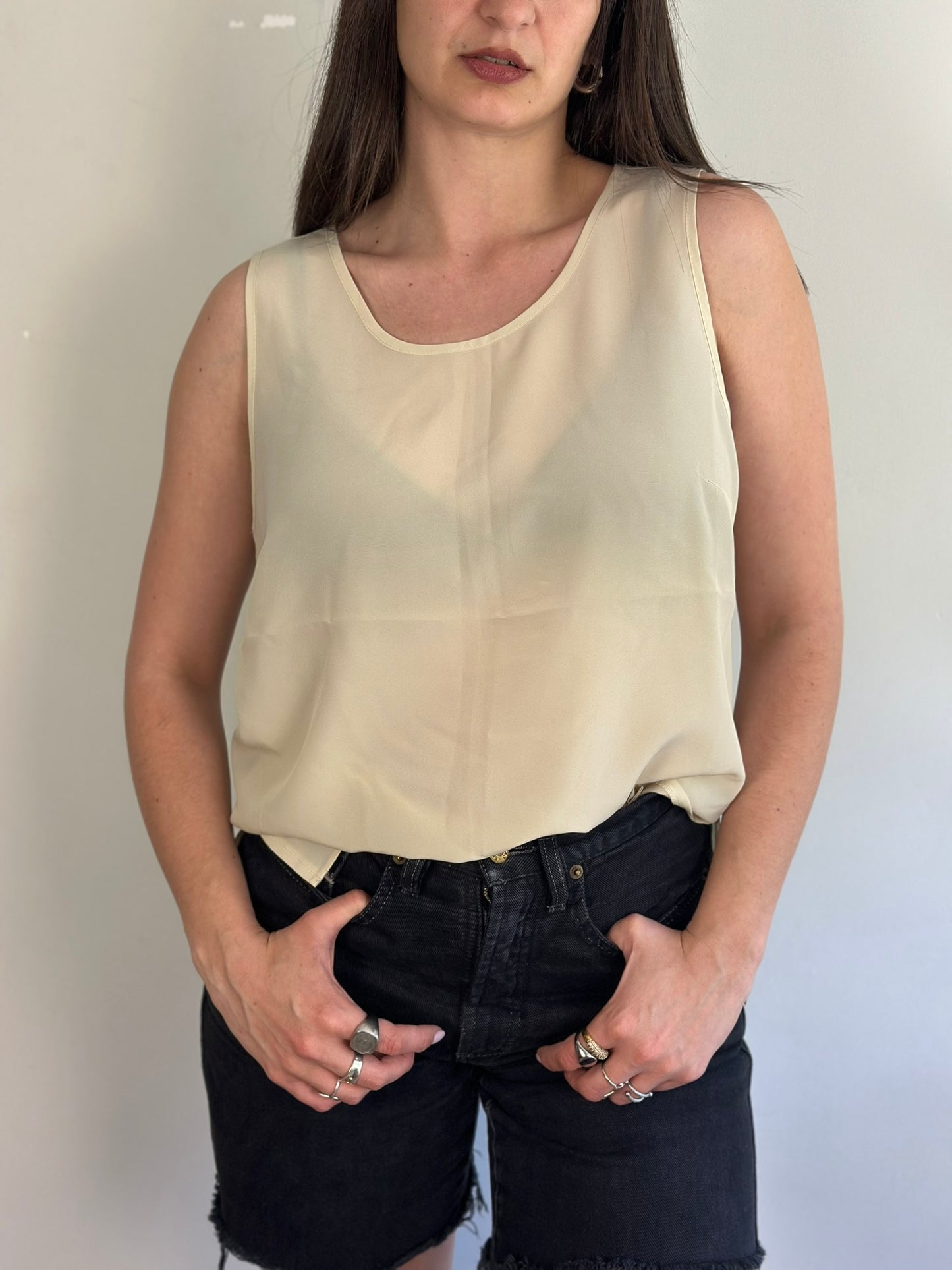 Vintage Beige Top