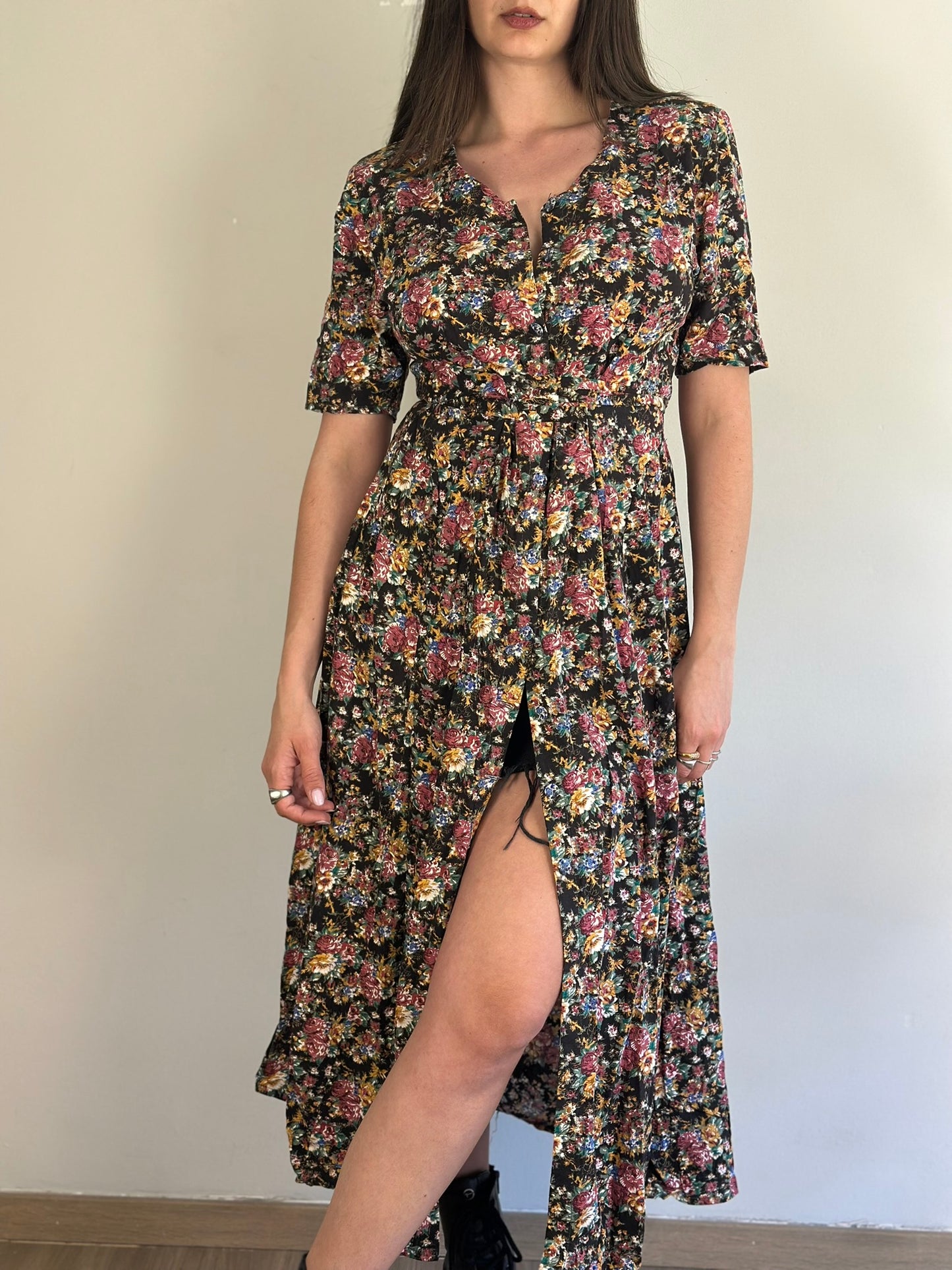 Vintage Floral Dress