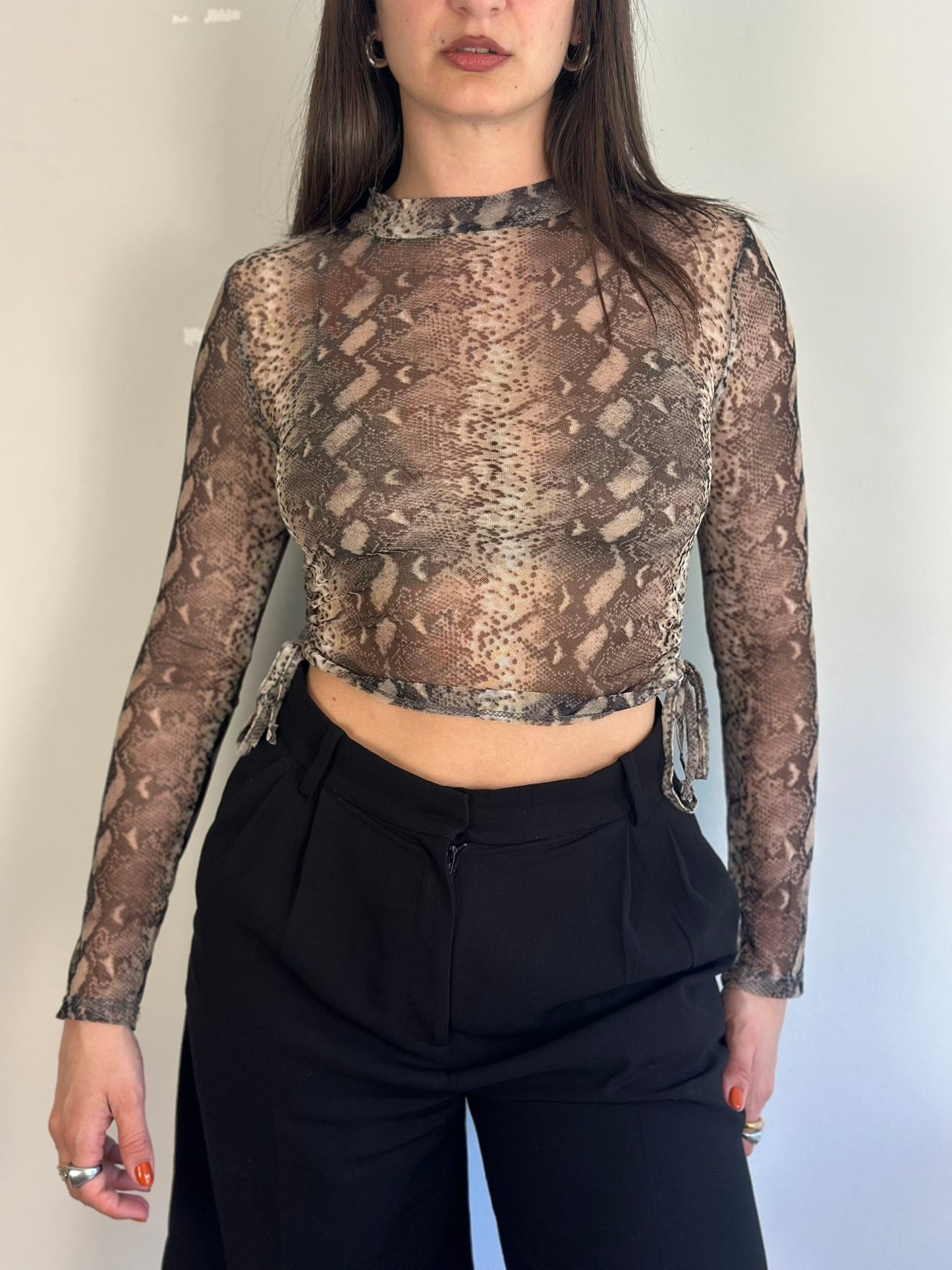 Mesh Longsleeve Top