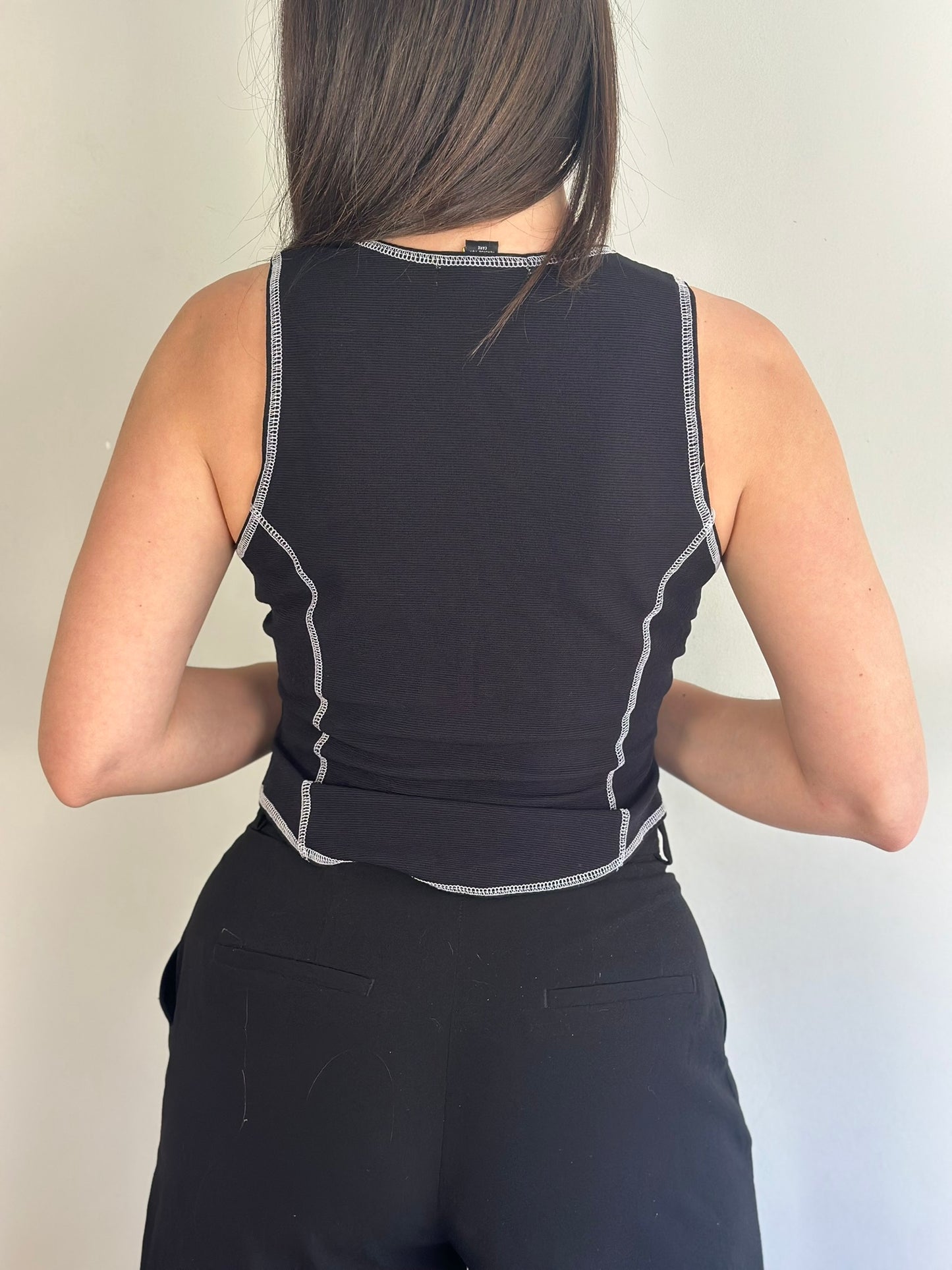 Tank Top with Zipper