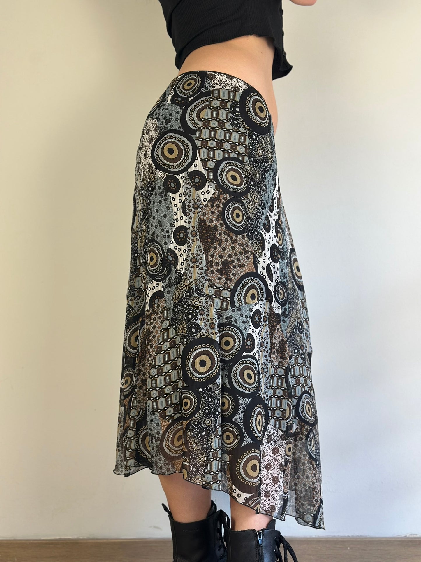 Vintage Patterned Skirt