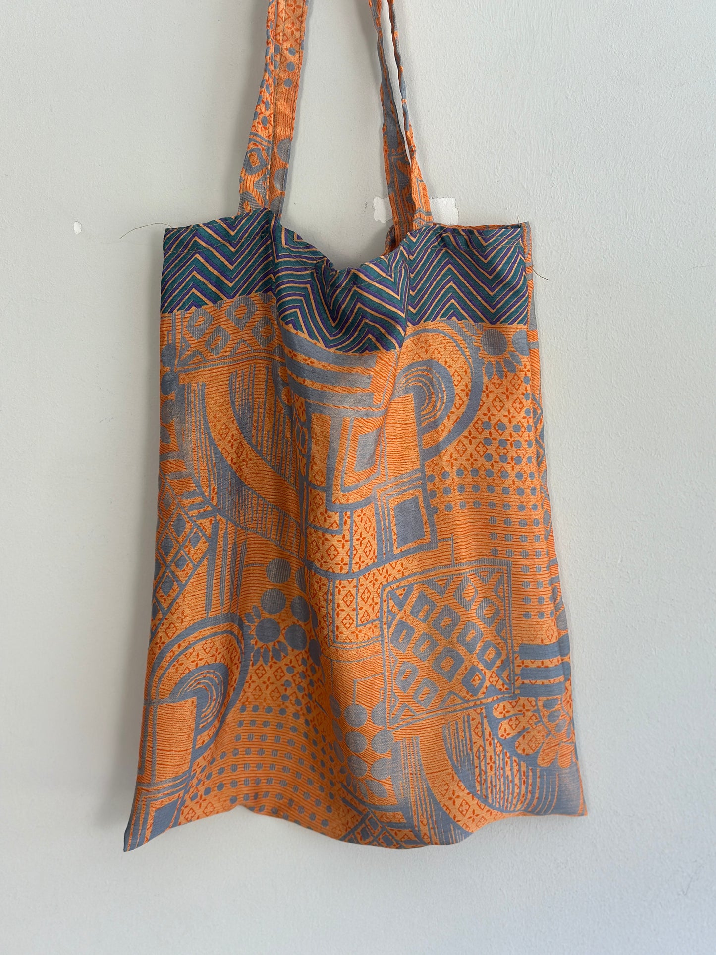 Recycled Silk Tote Bag