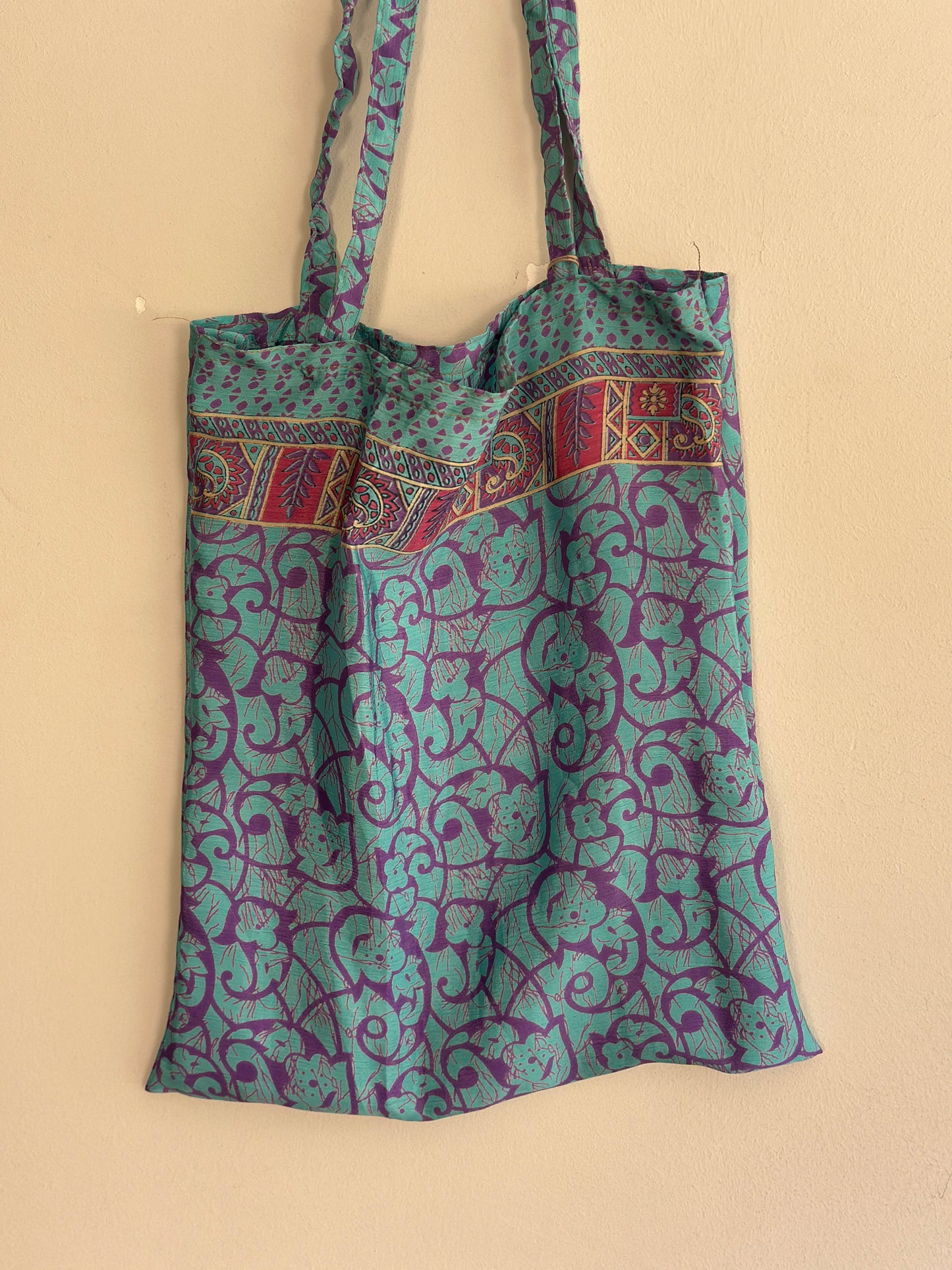 Recycled Silk Tote Bag