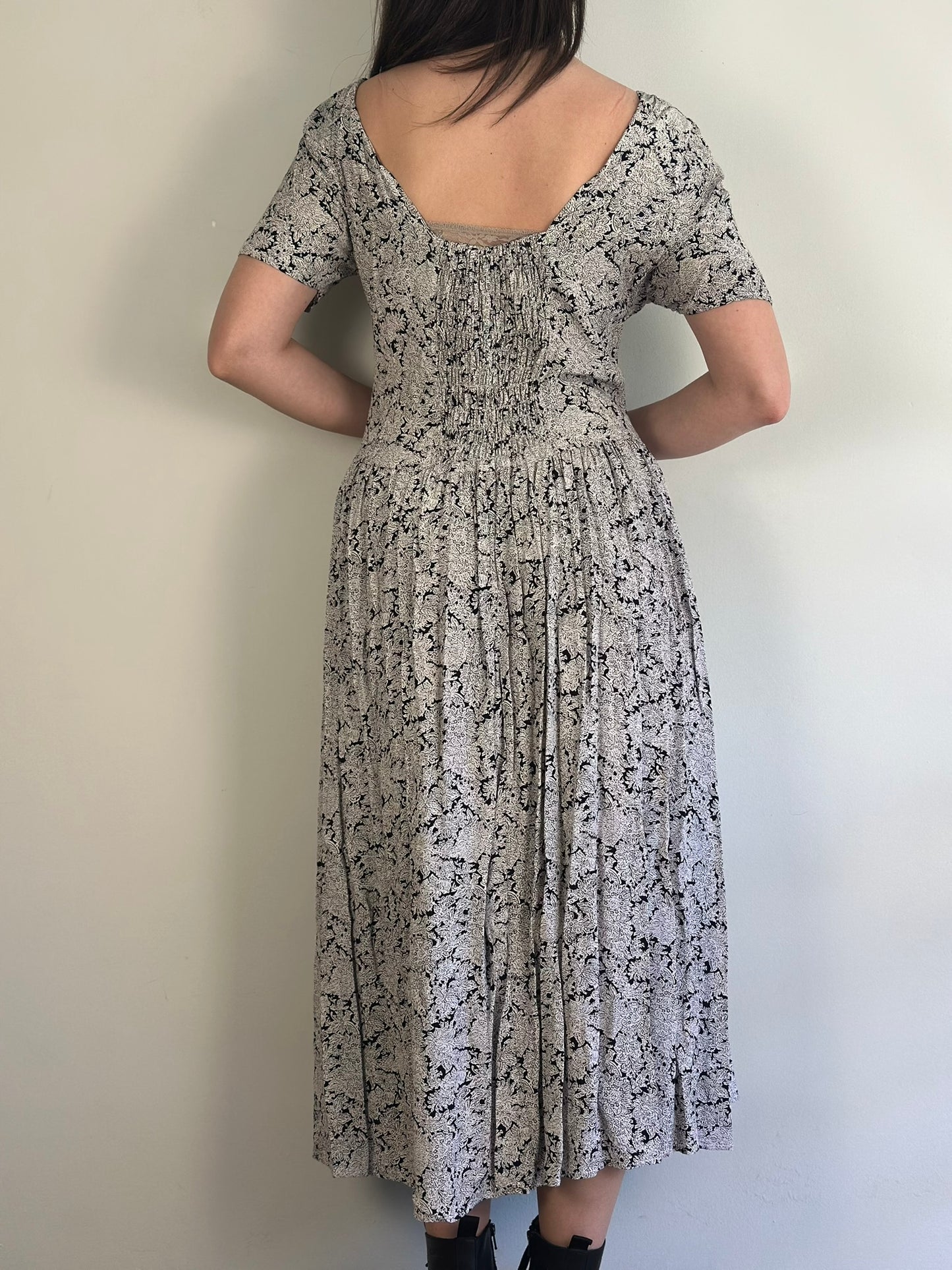 Vintage Patterned Dress