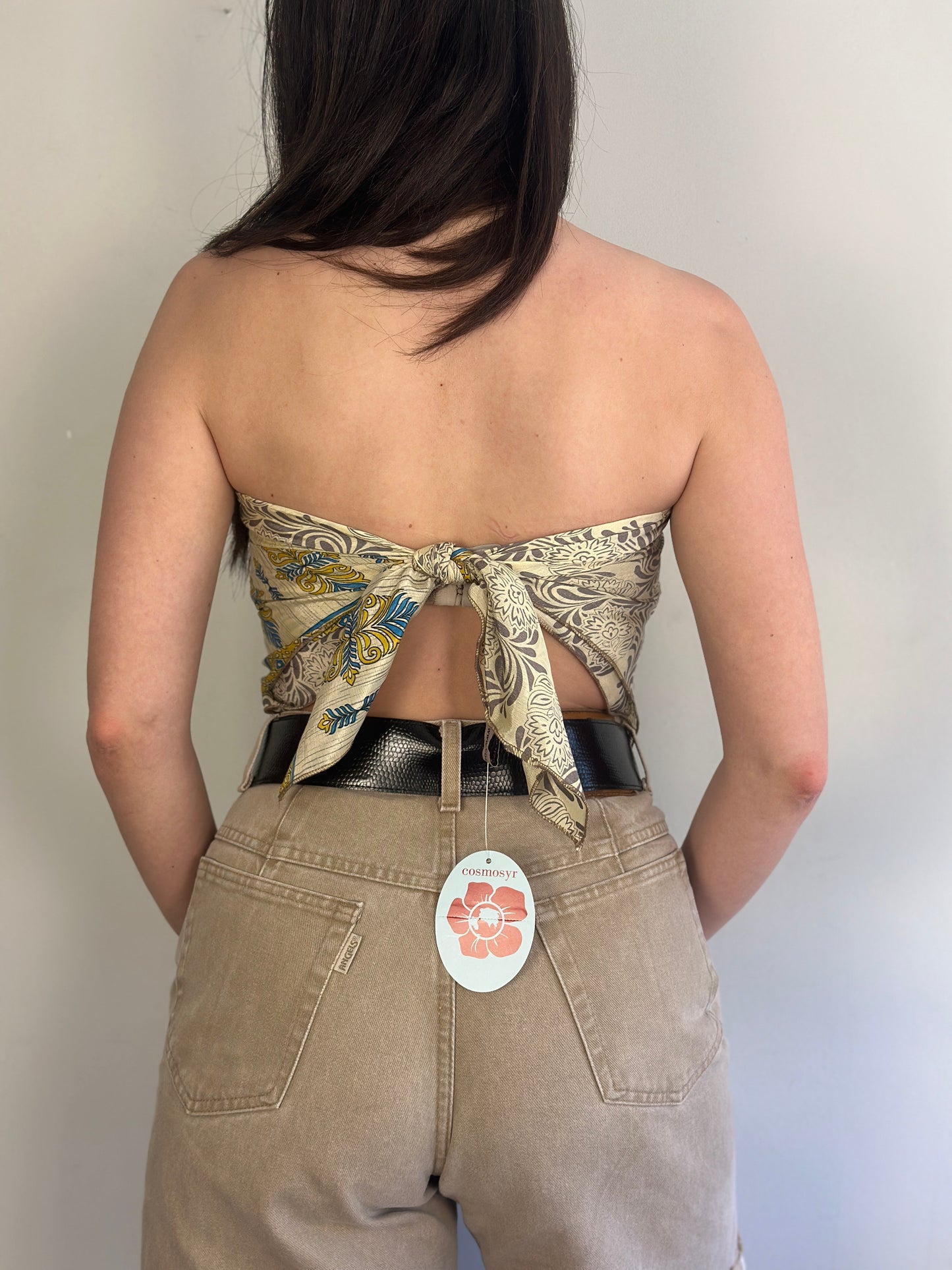 Recycled Silk Scarf-Top