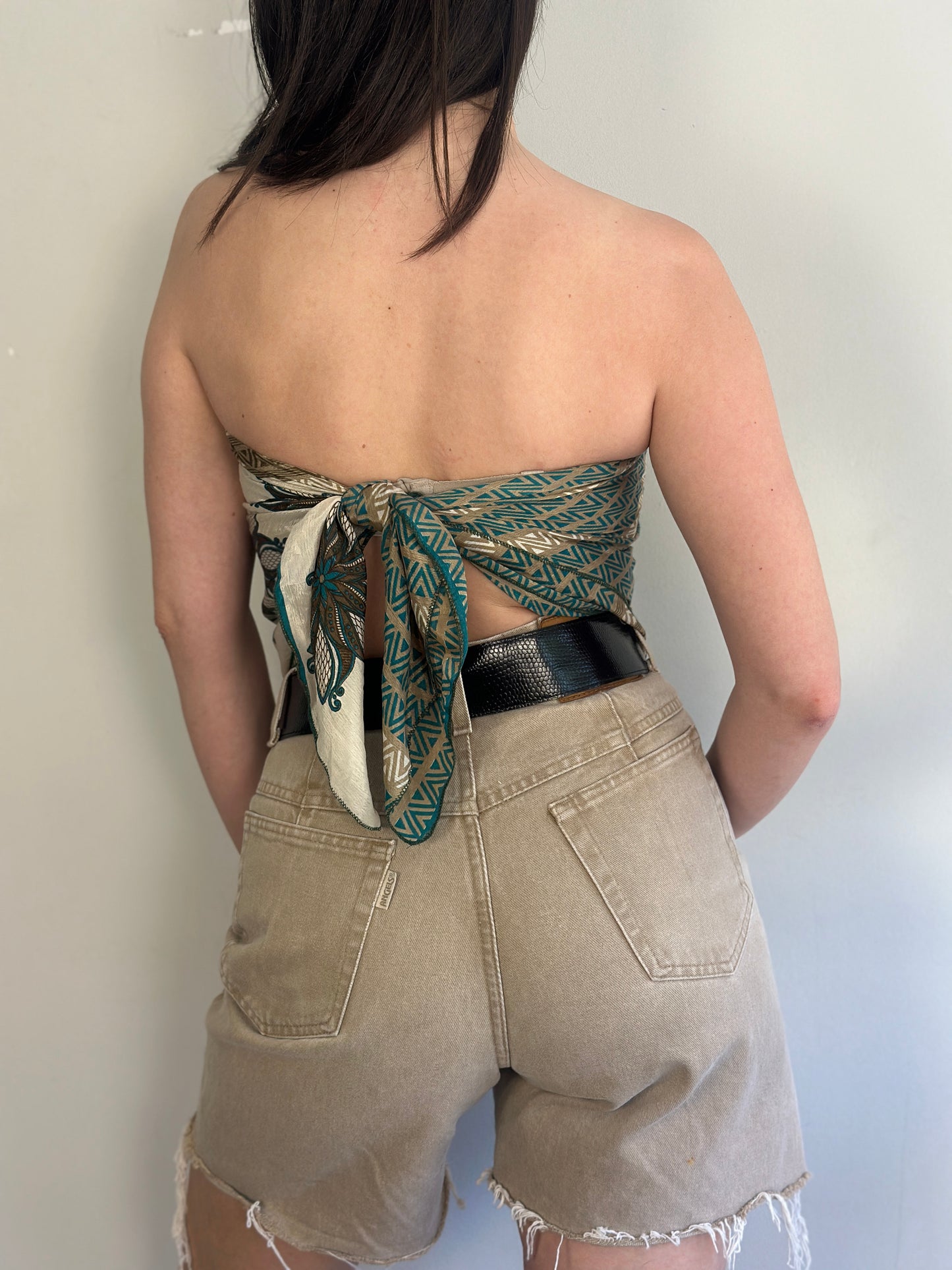 Recycled Silk Scarf-Top