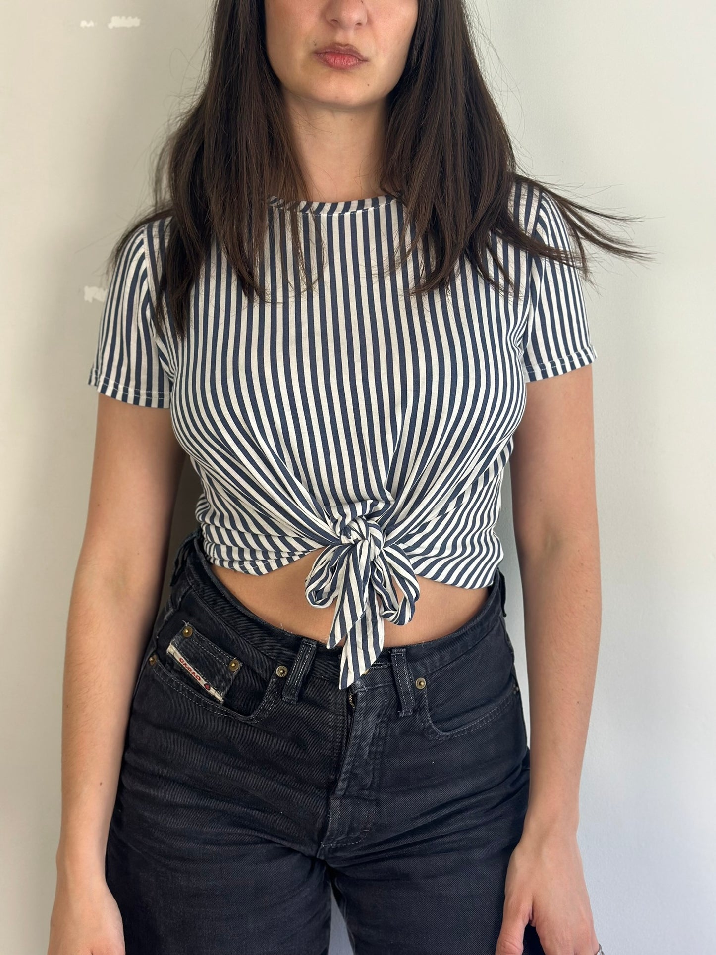 Vintage Striped Blouse