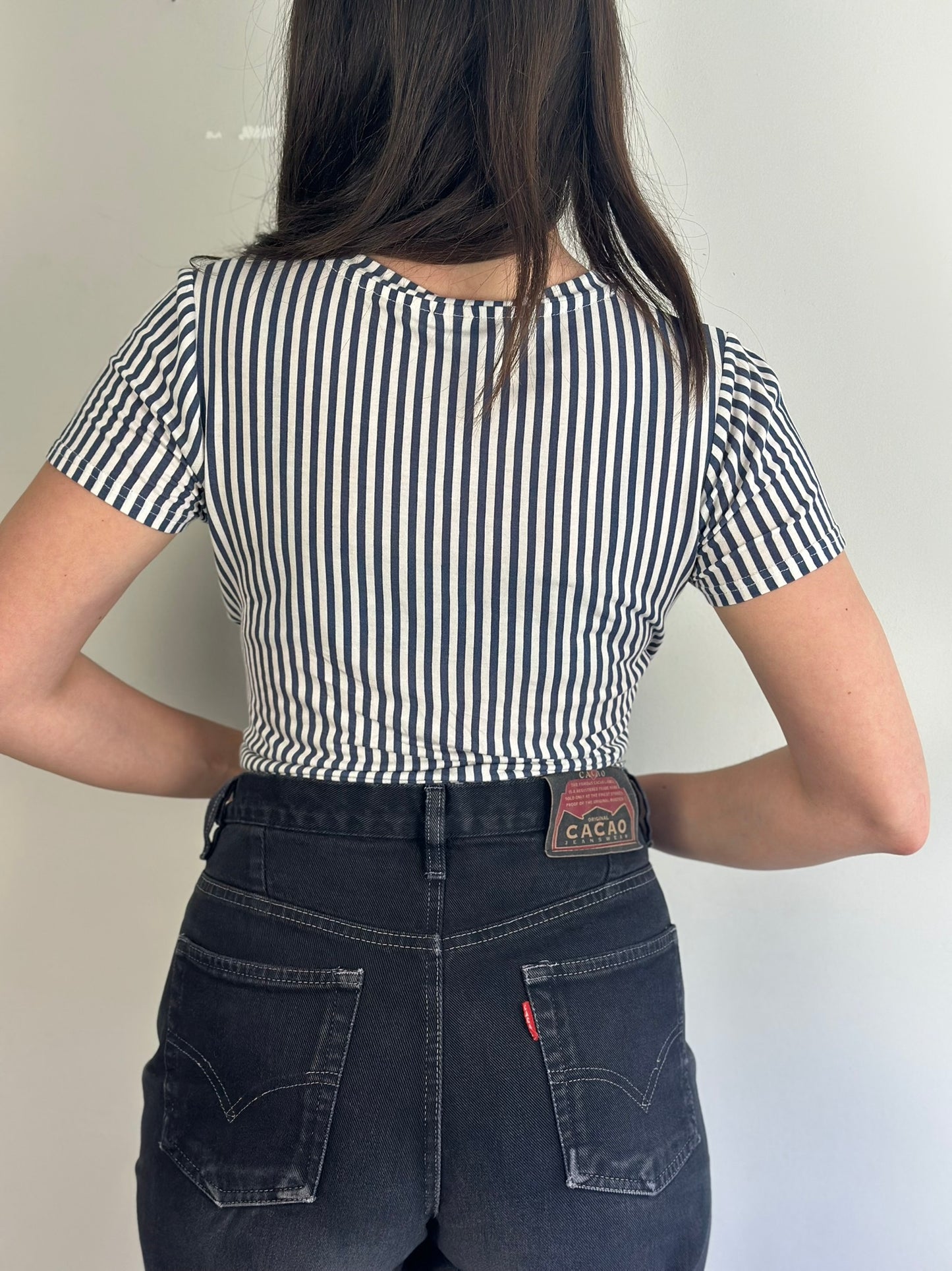 Vintage Striped Blouse