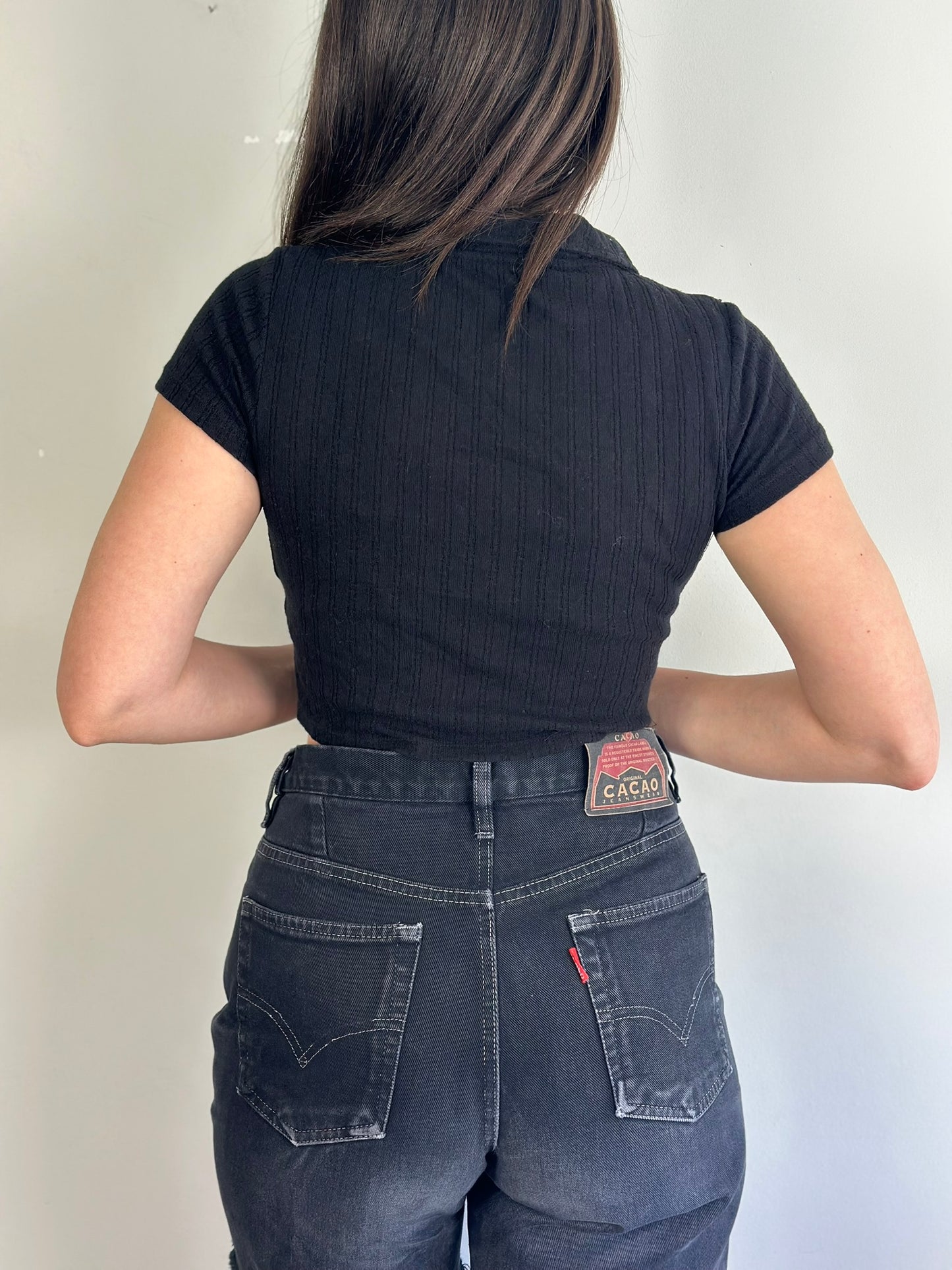 Black Crop Top