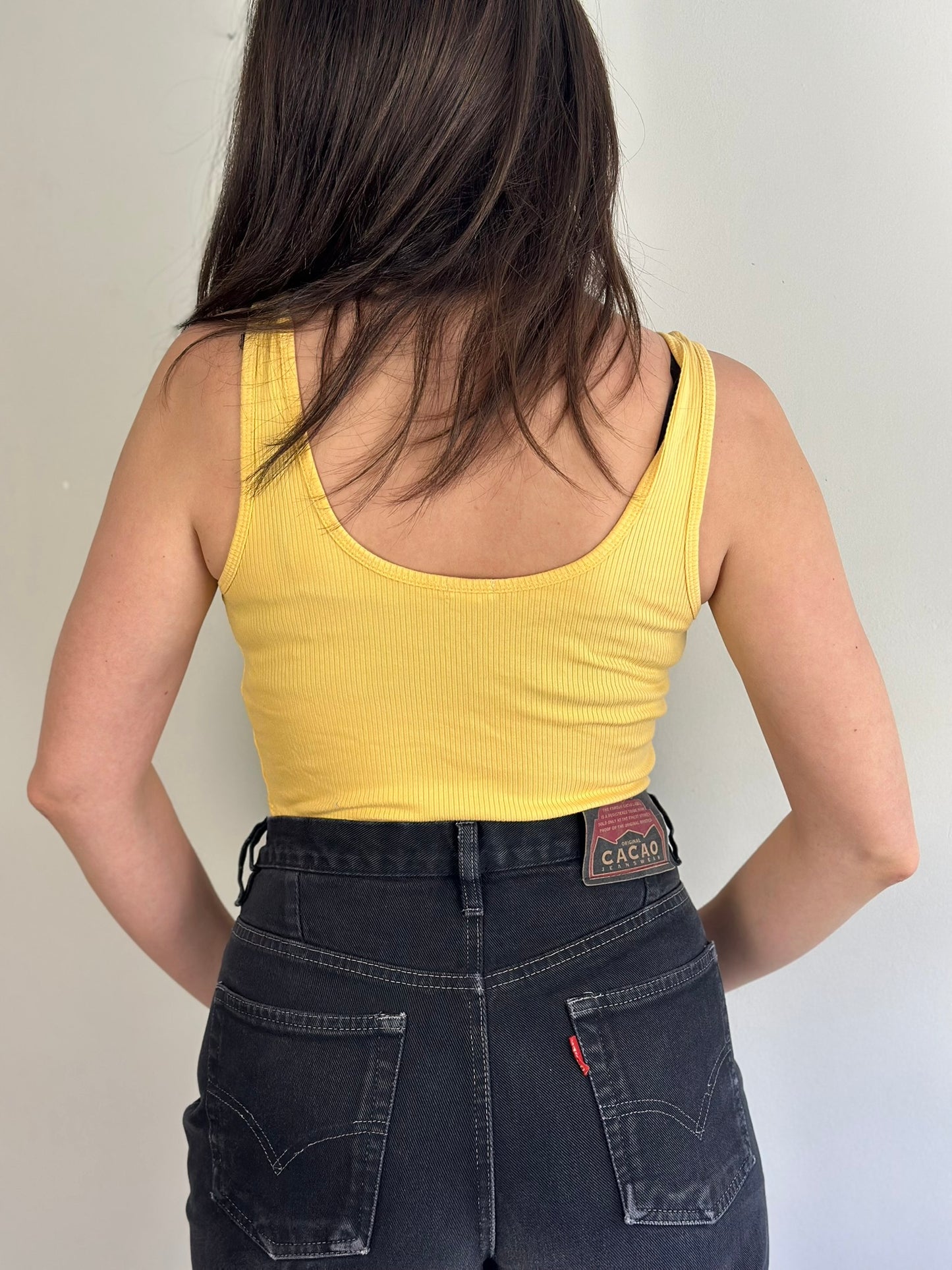 Yellow Crop Top