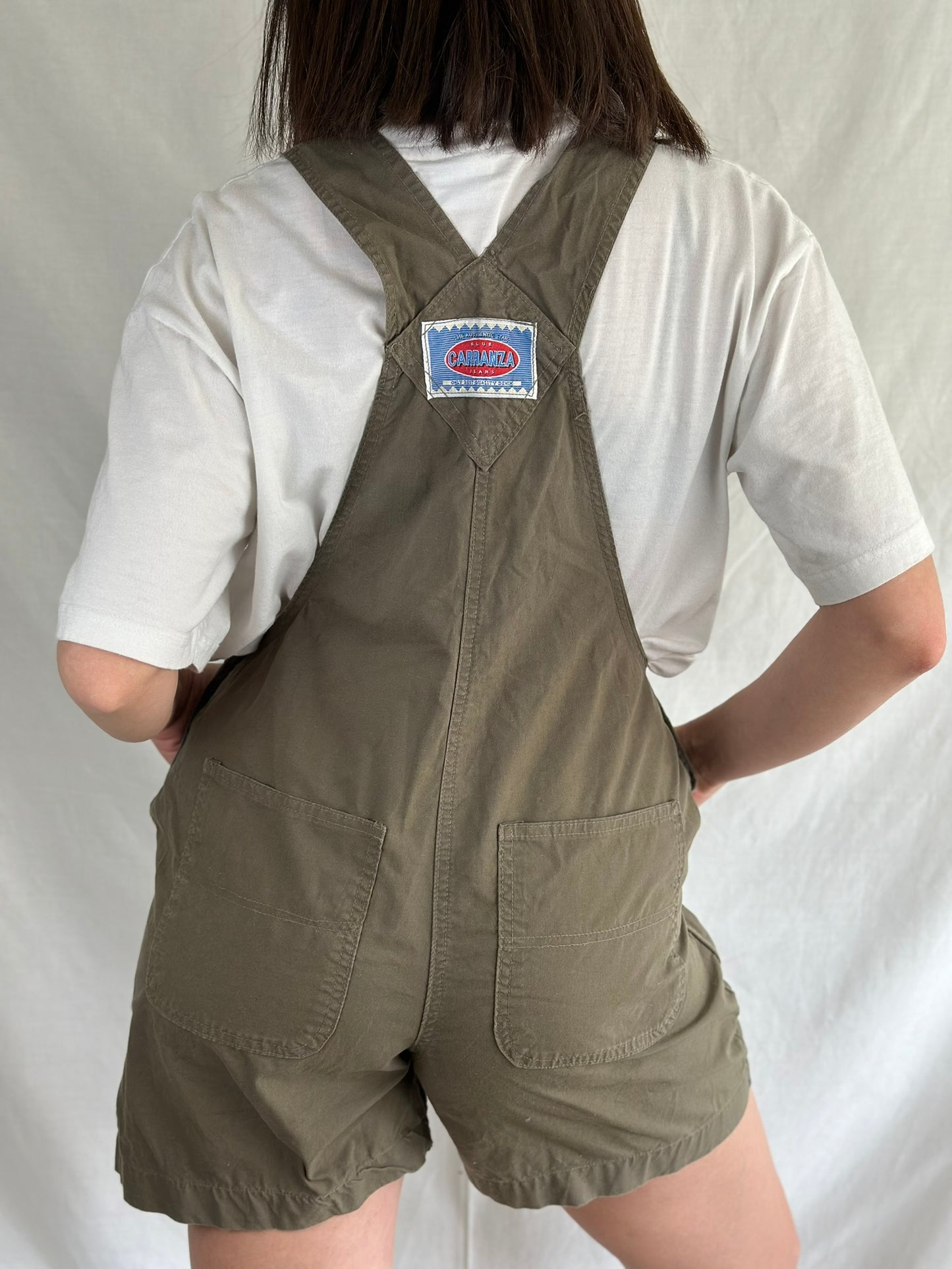 Khaki Short Overall