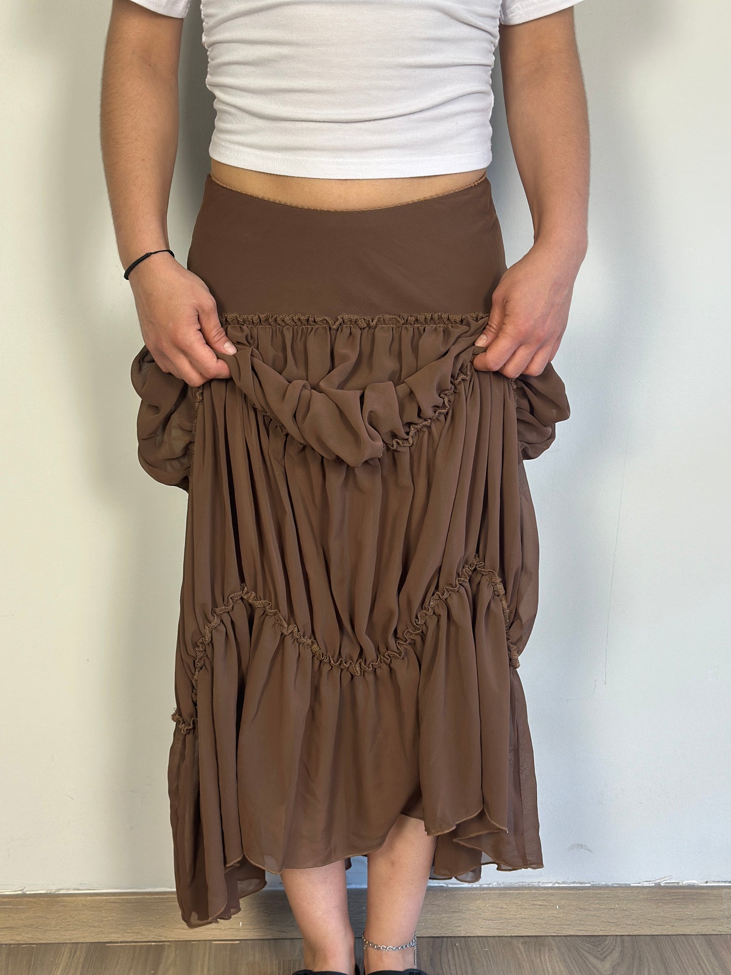 Maxi Brown Skirt