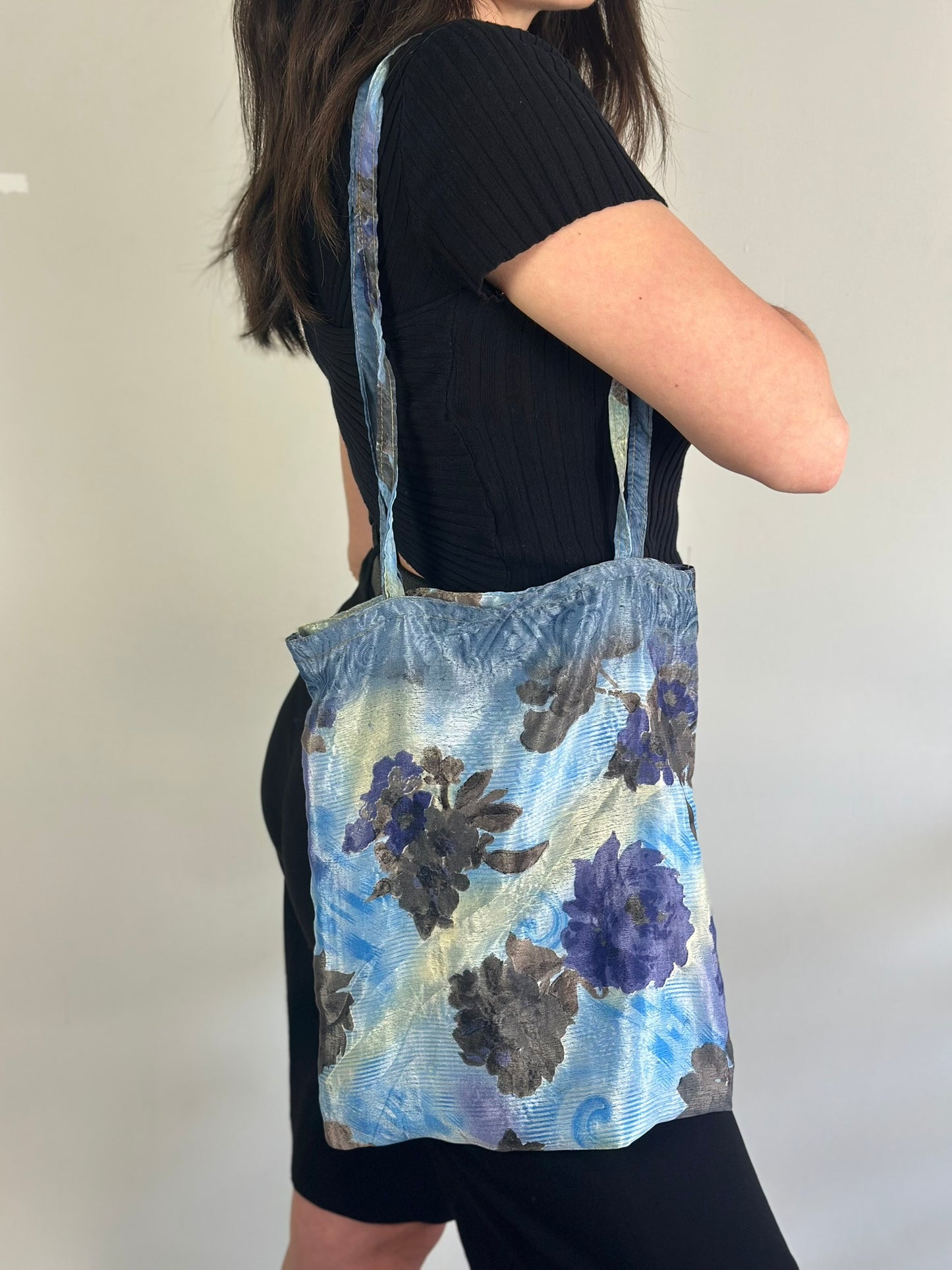 Recycled Silk Tote Bag