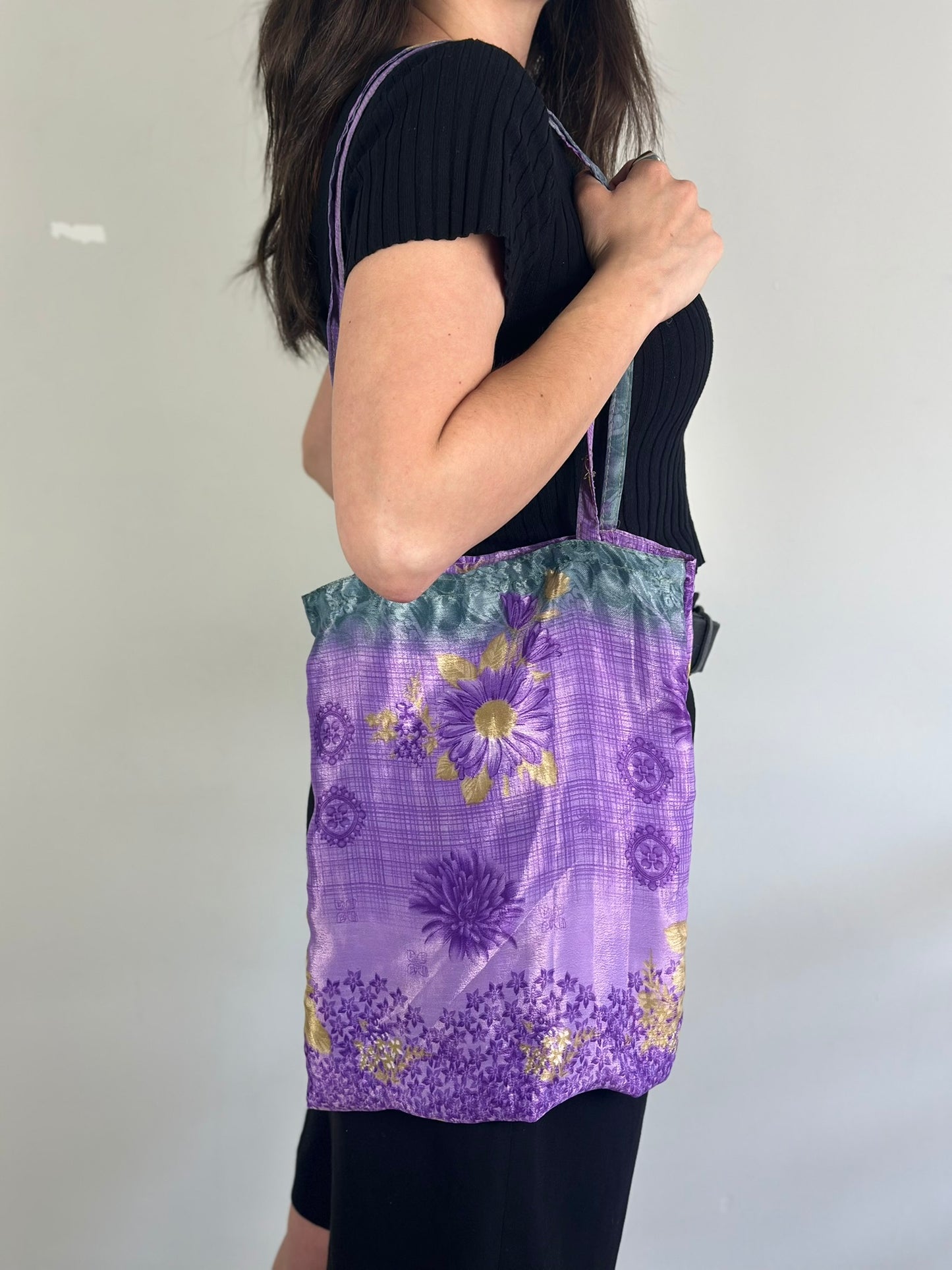 Recycled Silk Tote Bag