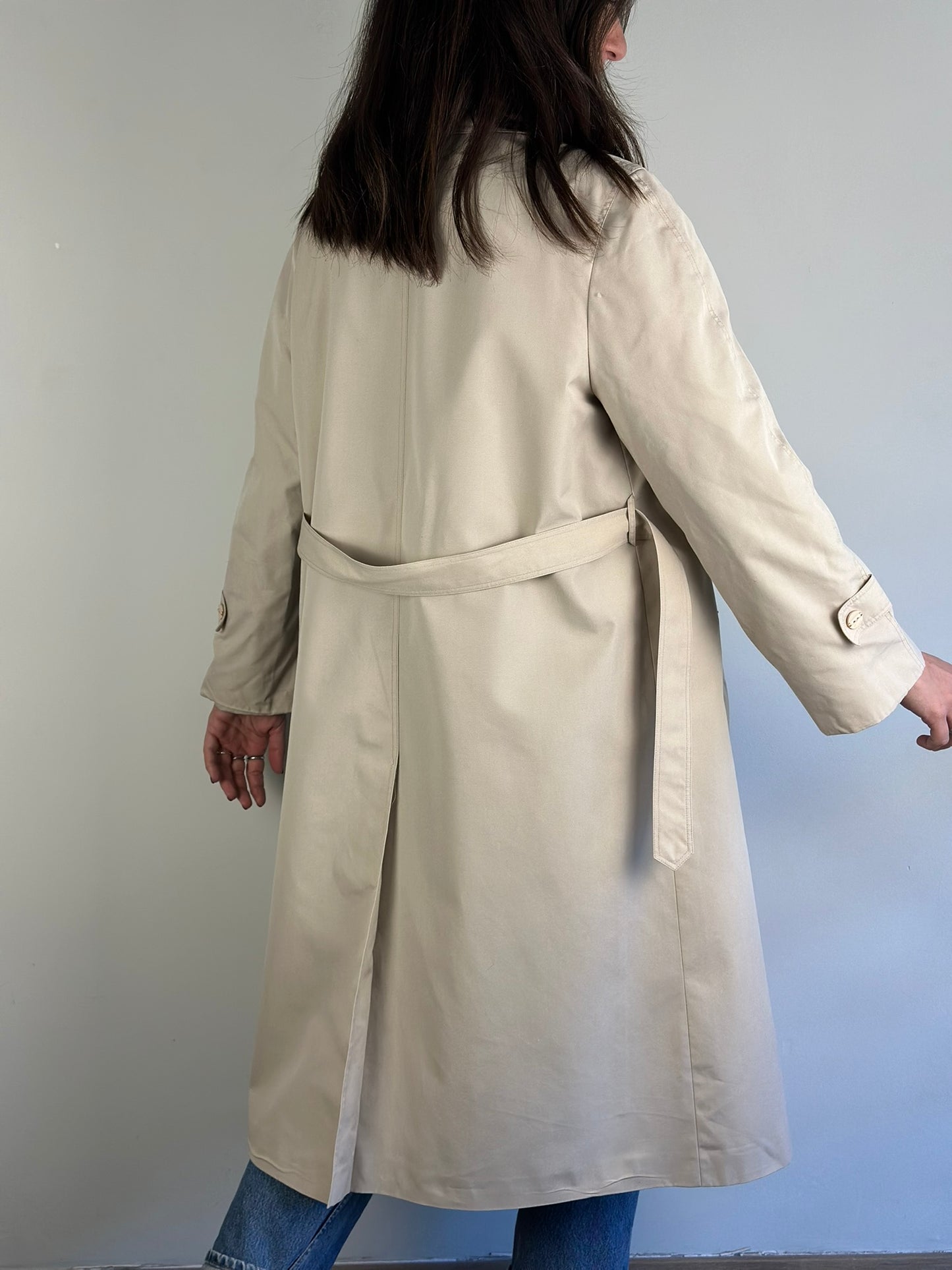 Vintage Beige Trench Coat