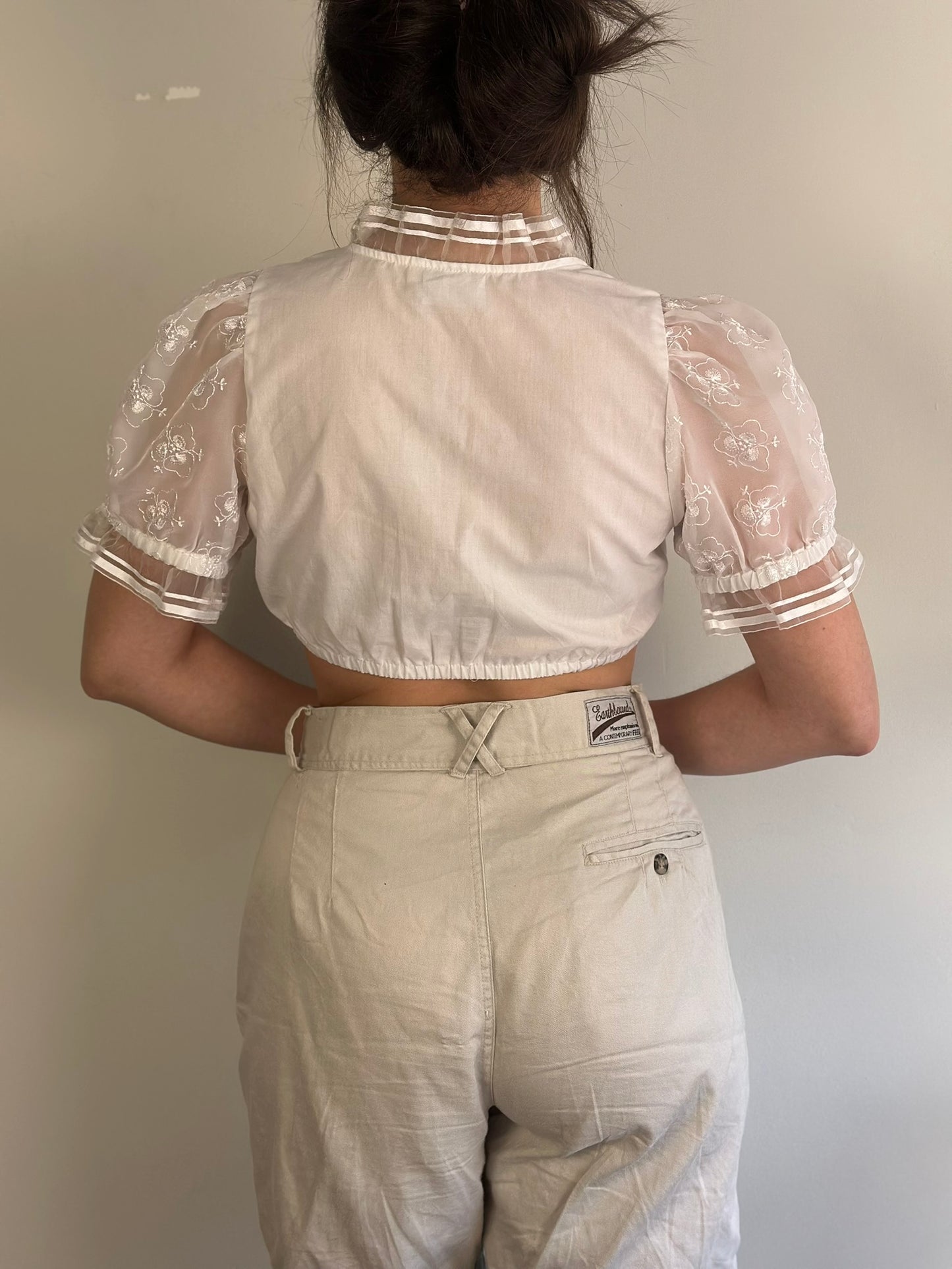 Vintage Romantic Crop Top