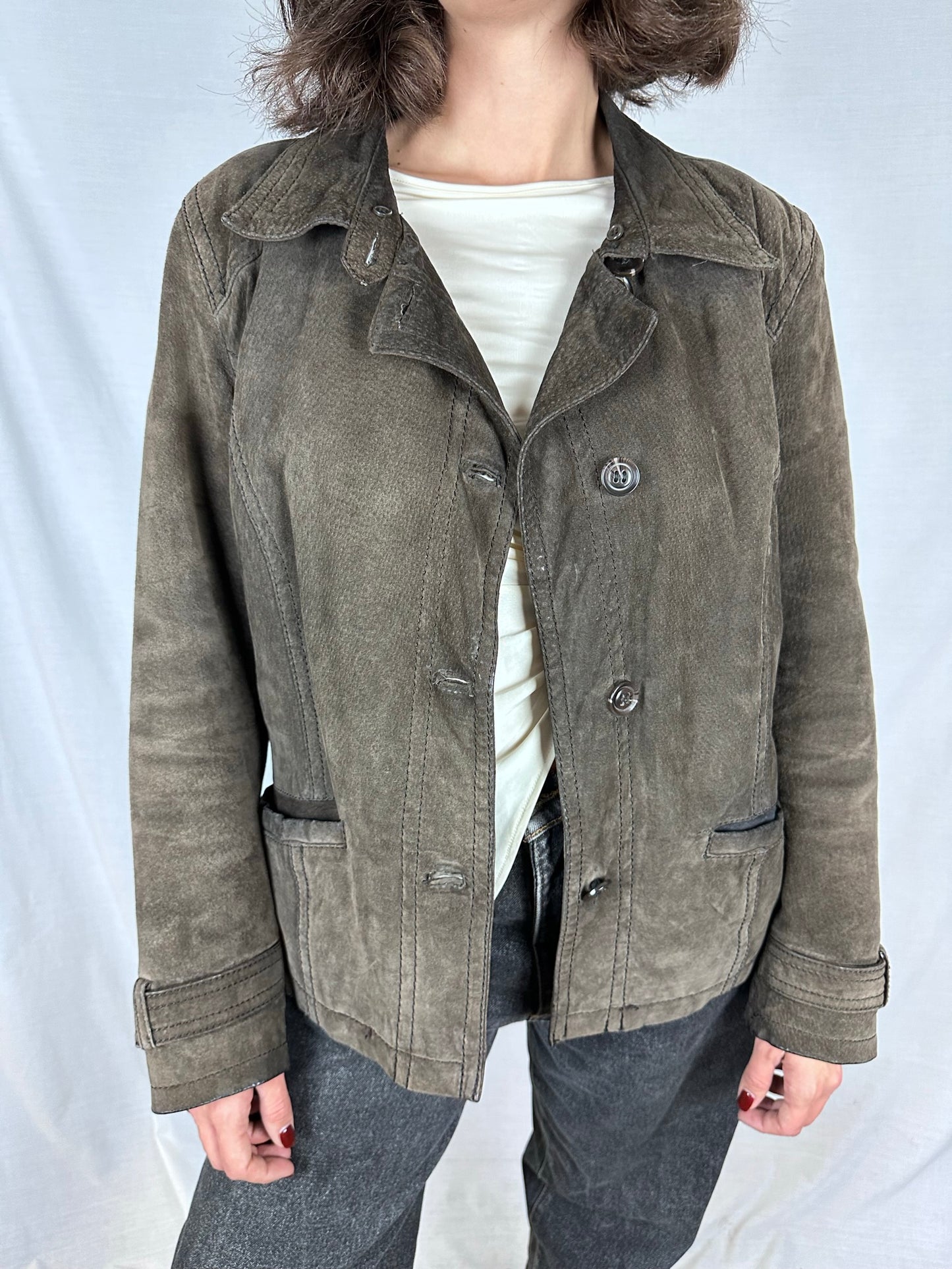 Suede Leather Jacket