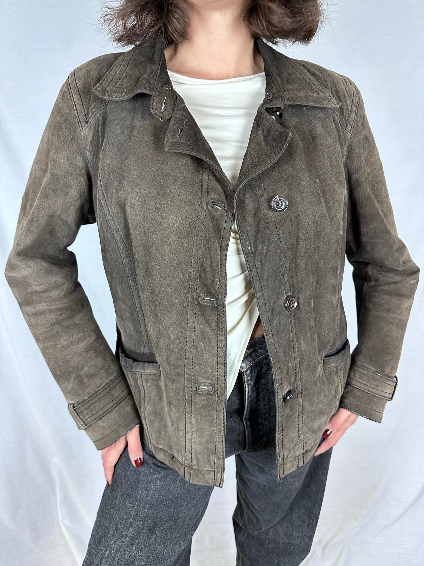Suede Leather Jacket