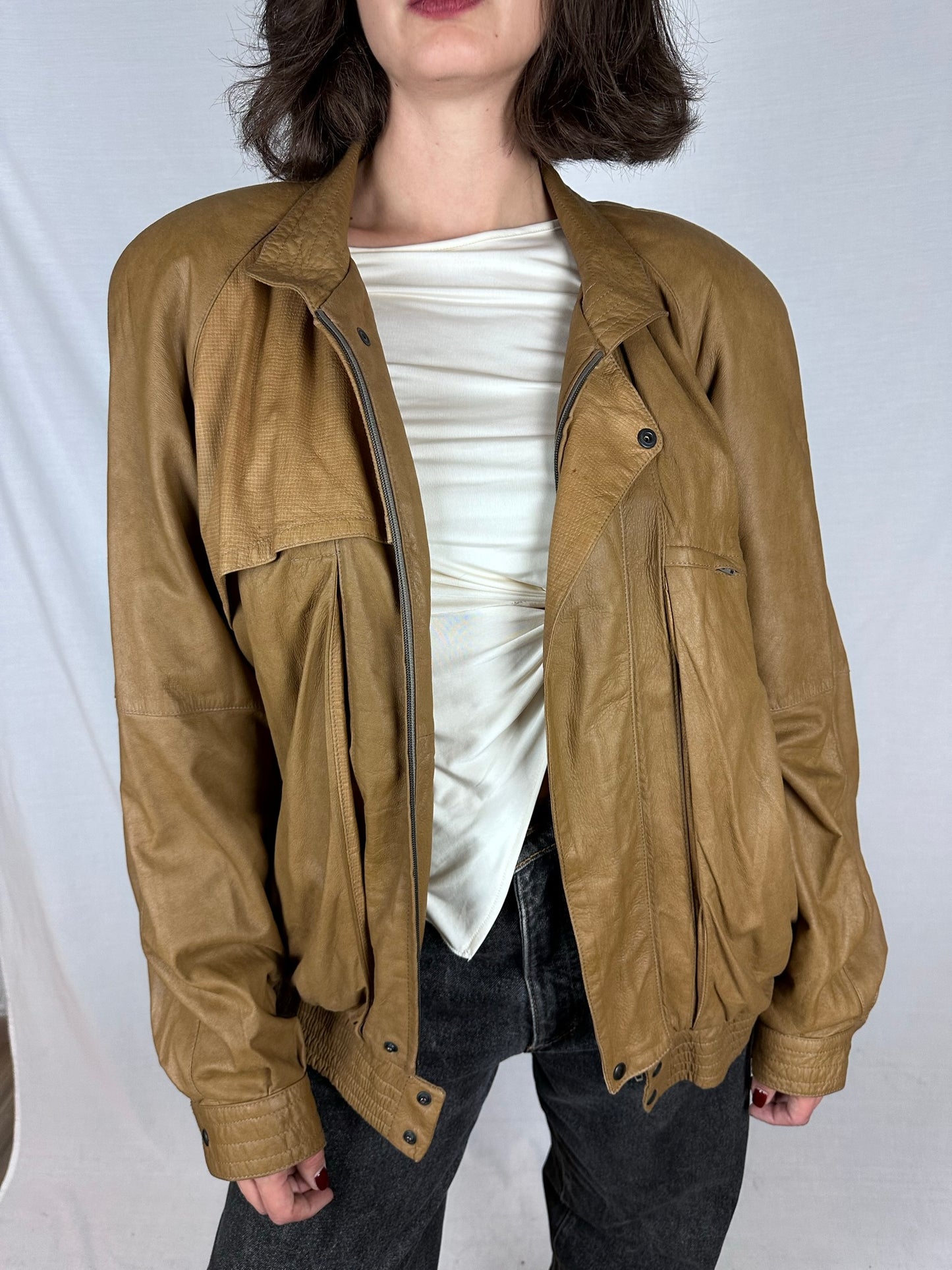 Mustard Leather Jacket