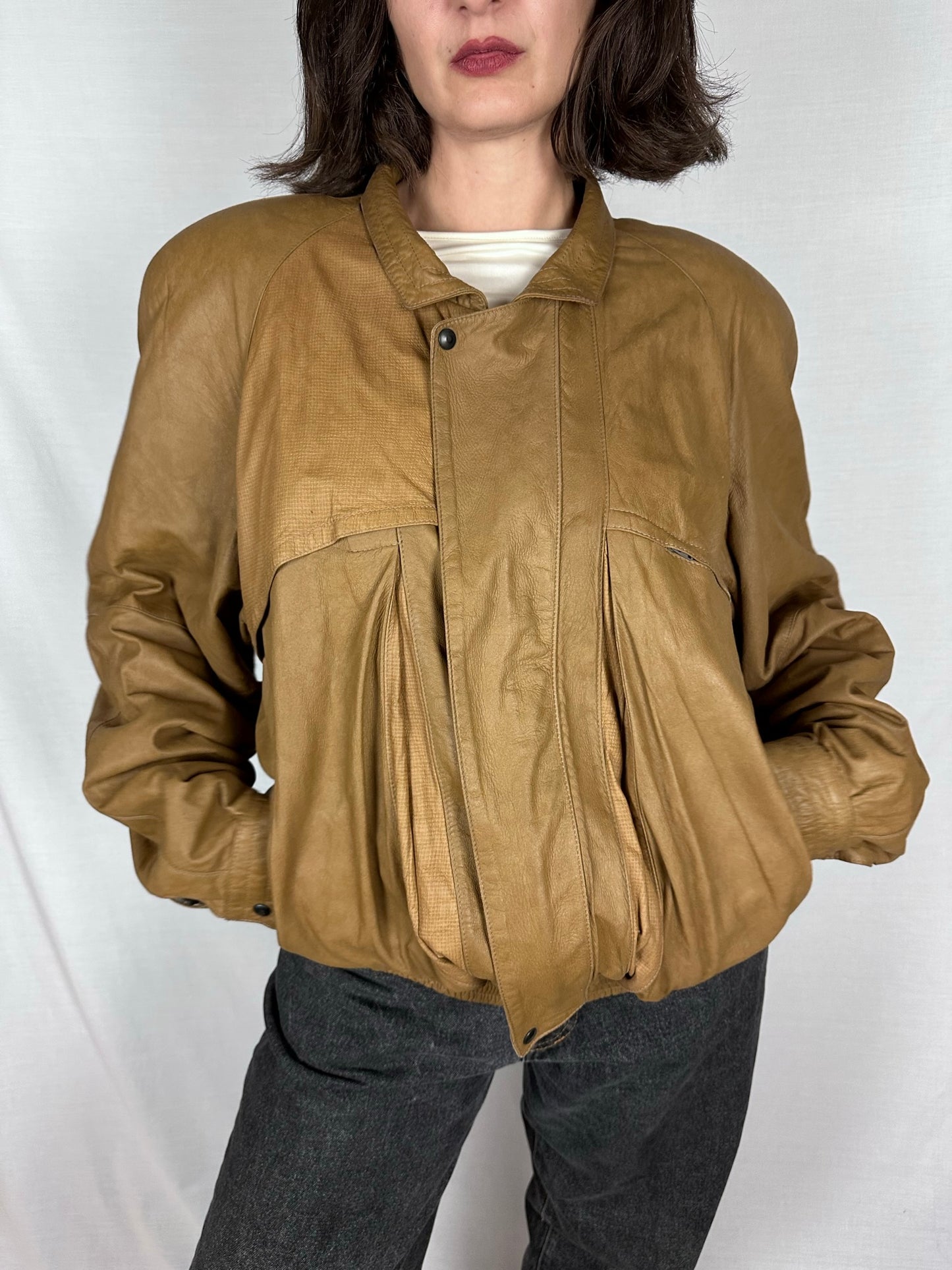 Mustard Leather Jacket