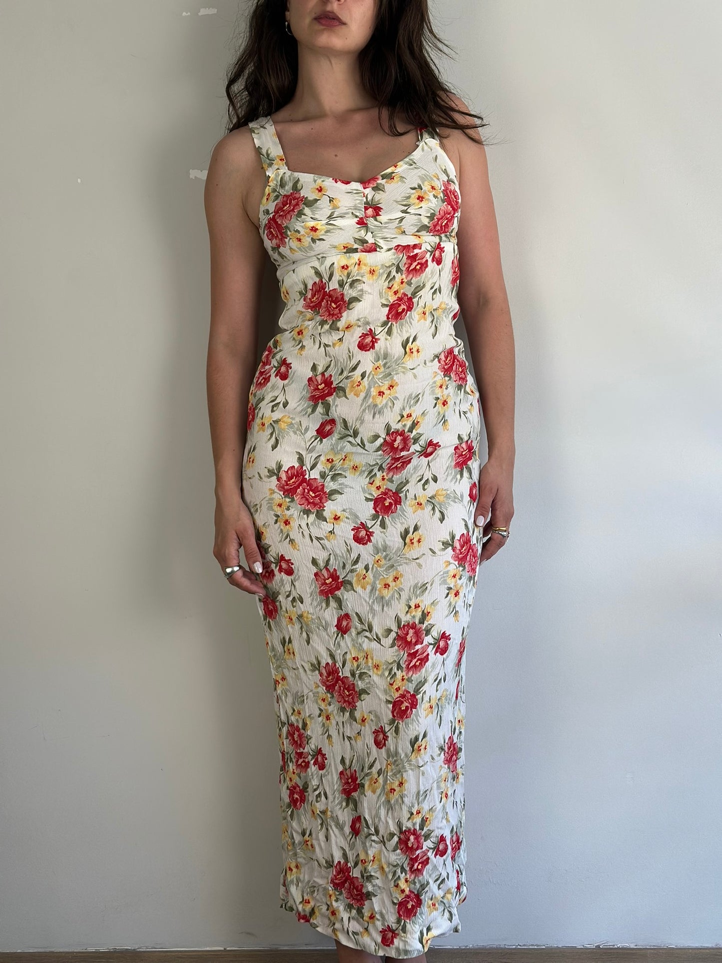Vintage Maxi Floral Dress