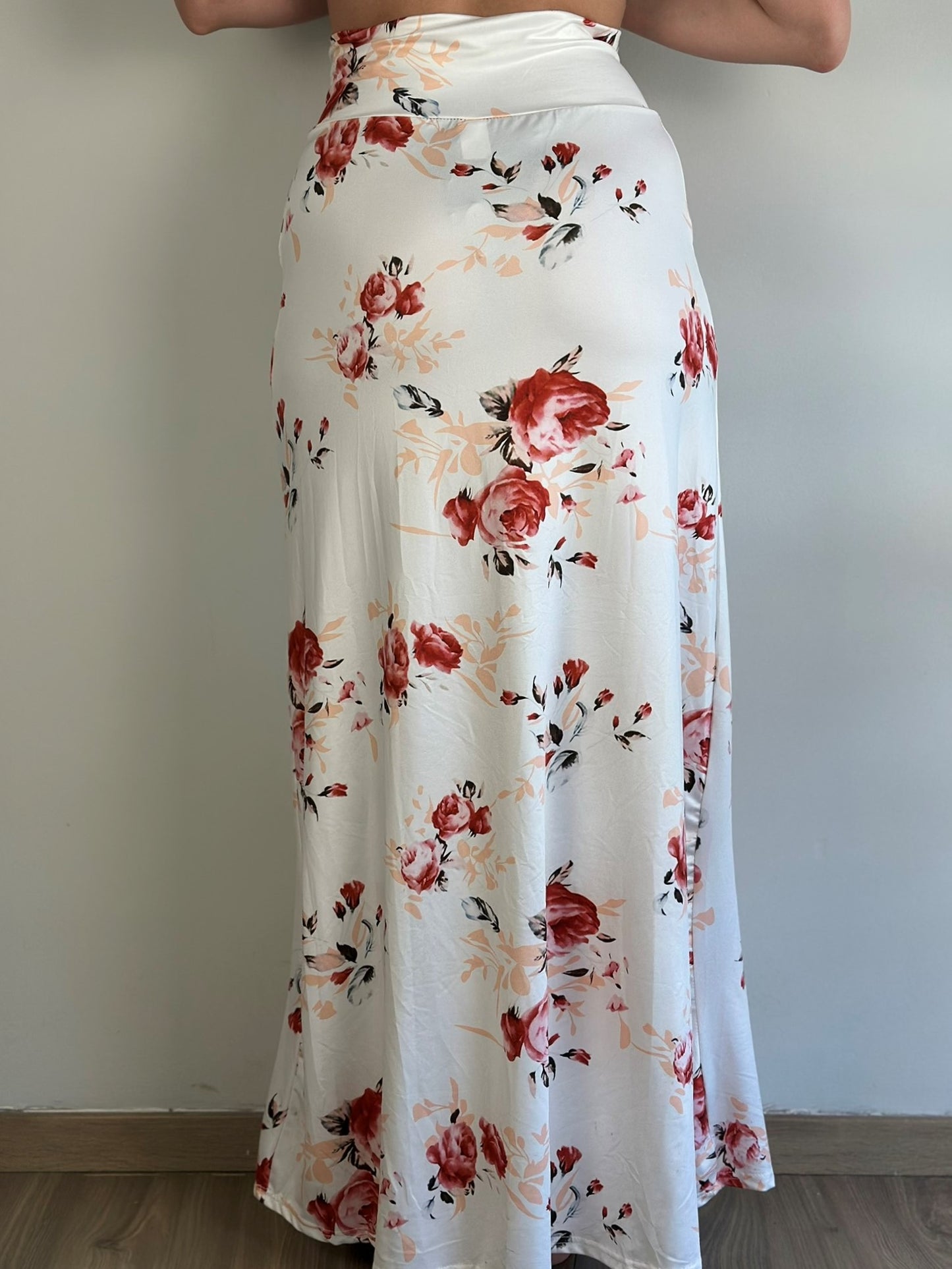 Vintage Floral Maxi Skirt