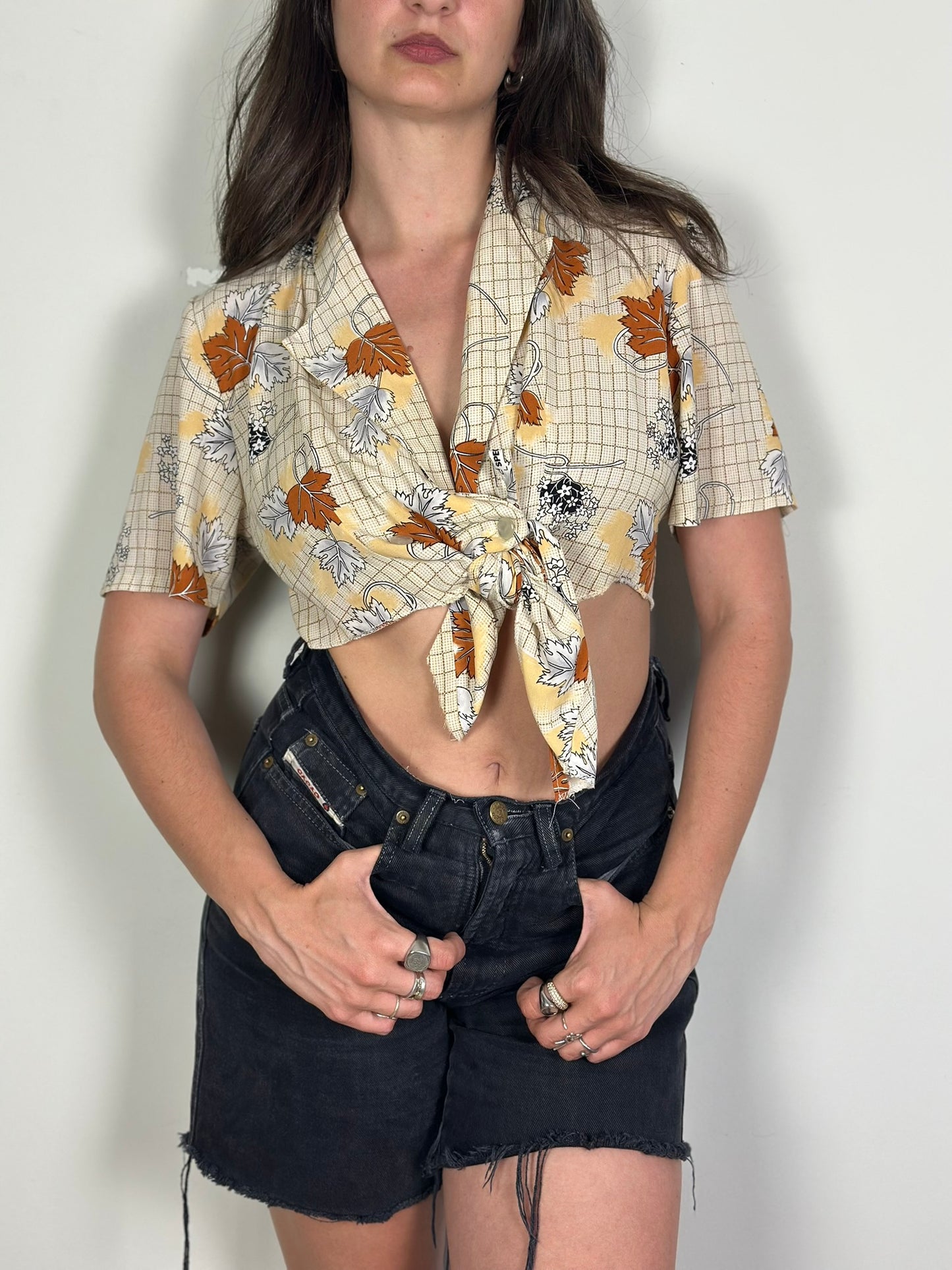 Vintage Crop Shirt