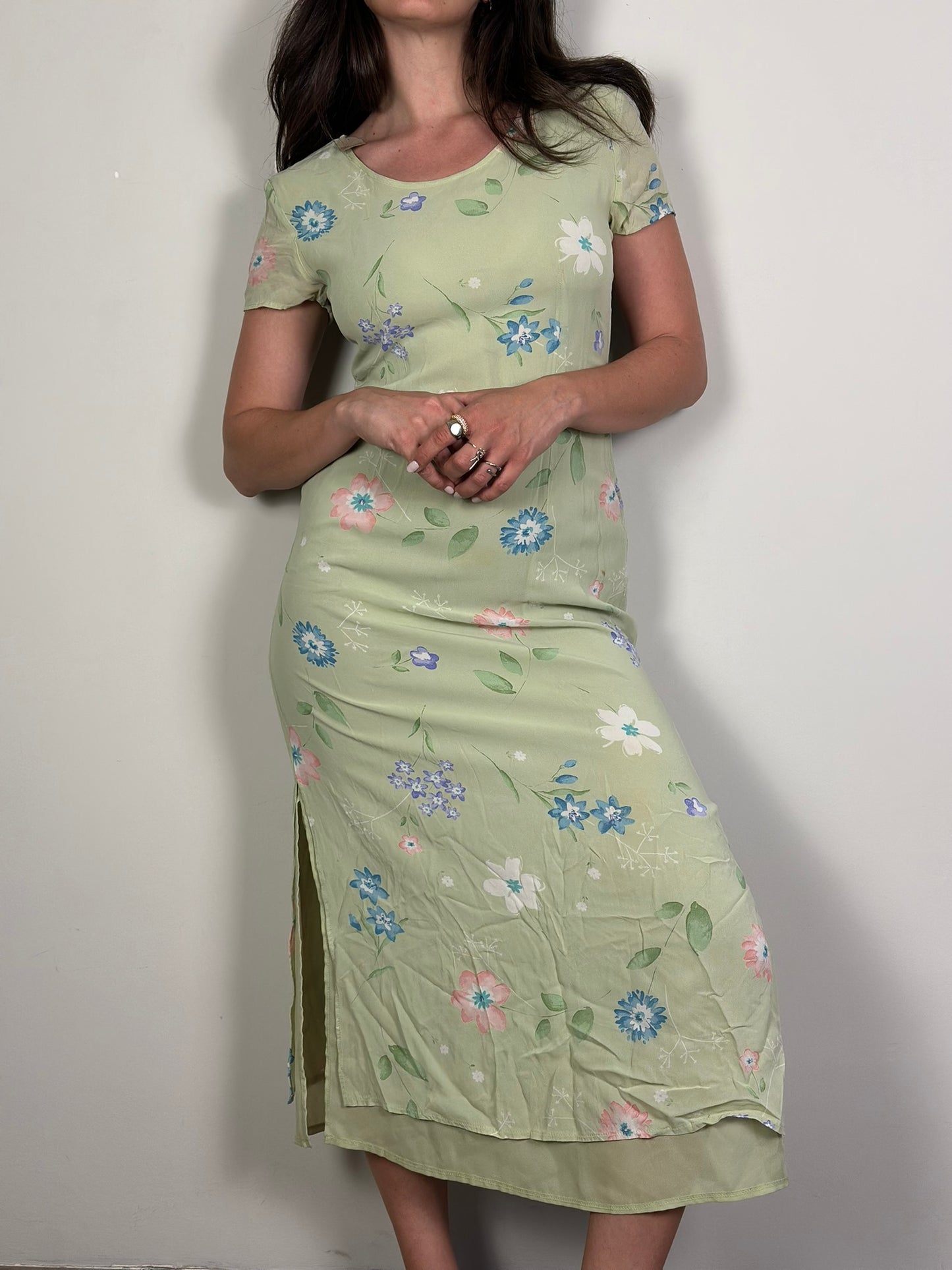 Vintage Maxi Floral Dress