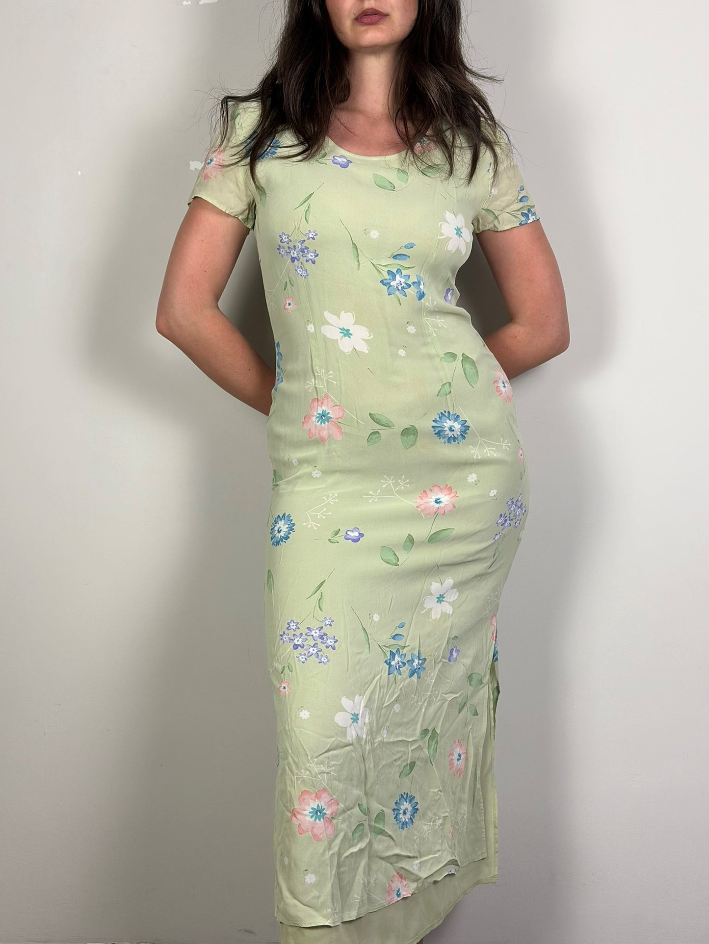 Vintage Maxi Floral Dress