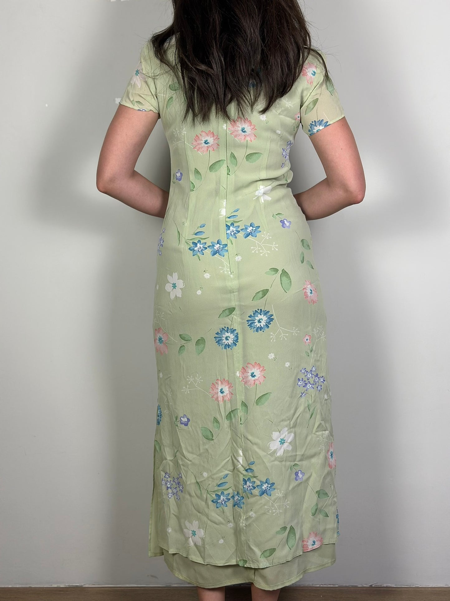 Vintage Maxi Floral Dress