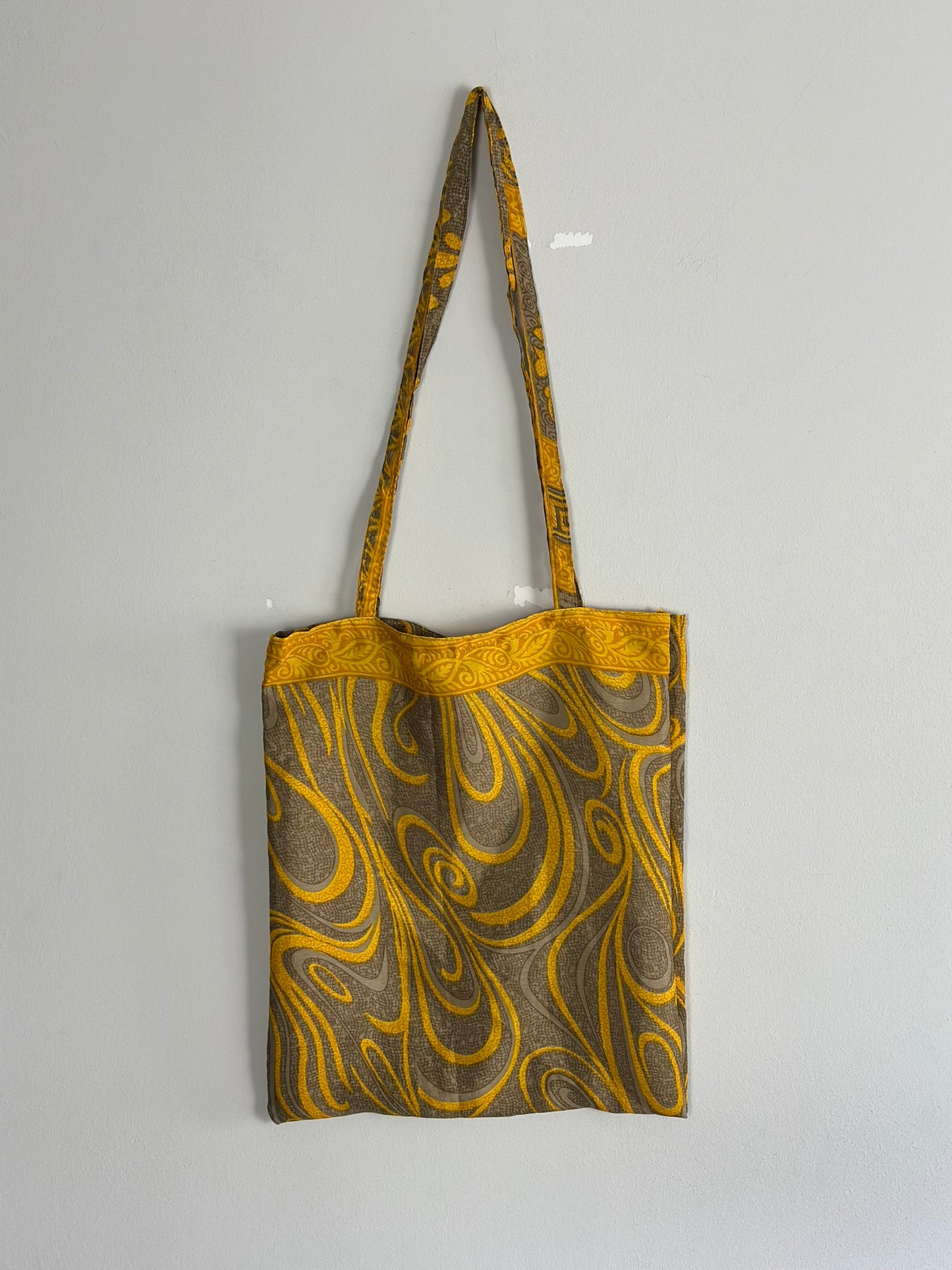Recycled Silk Tote Bag