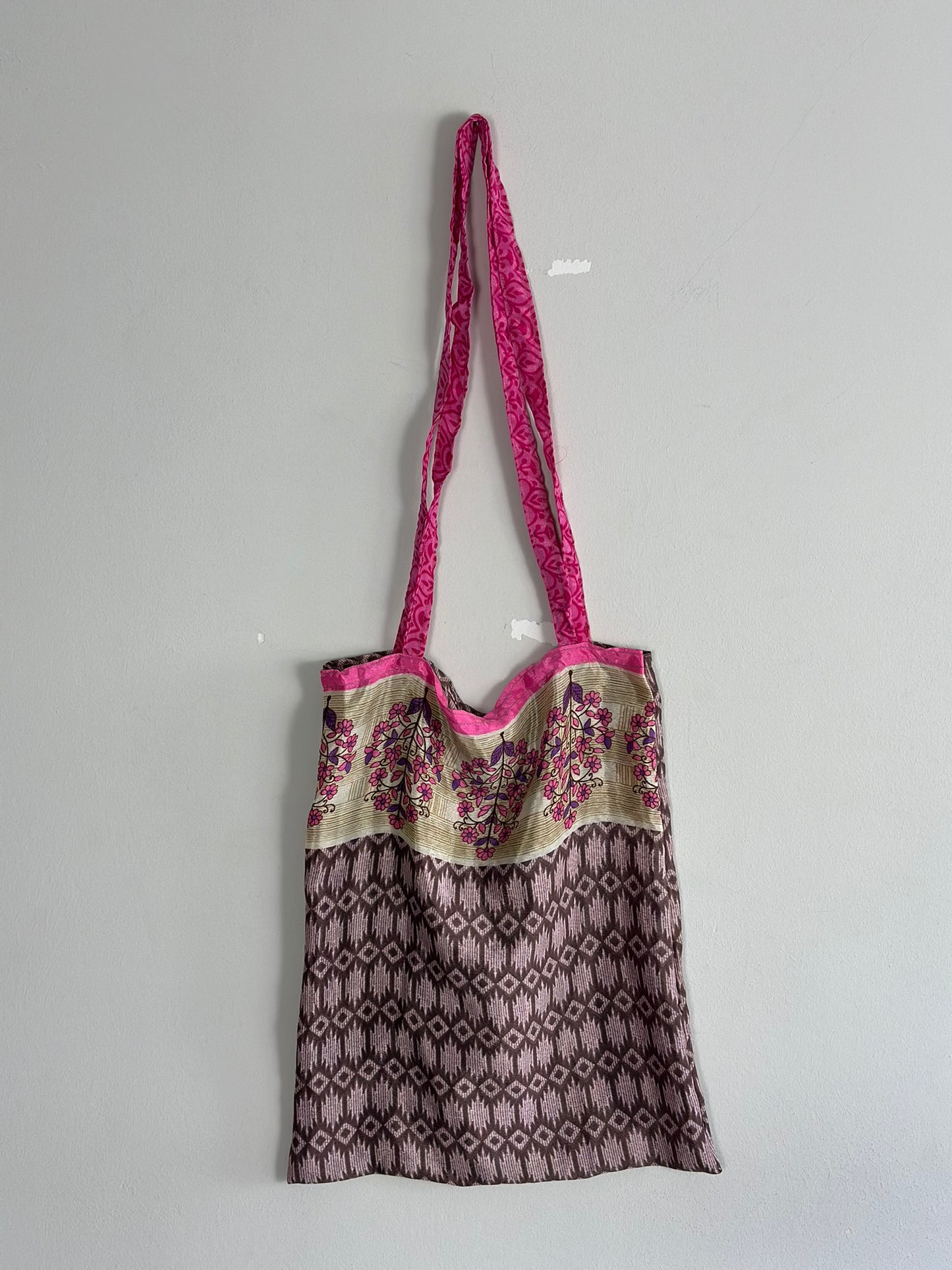 Recycled Silk Tote Bag