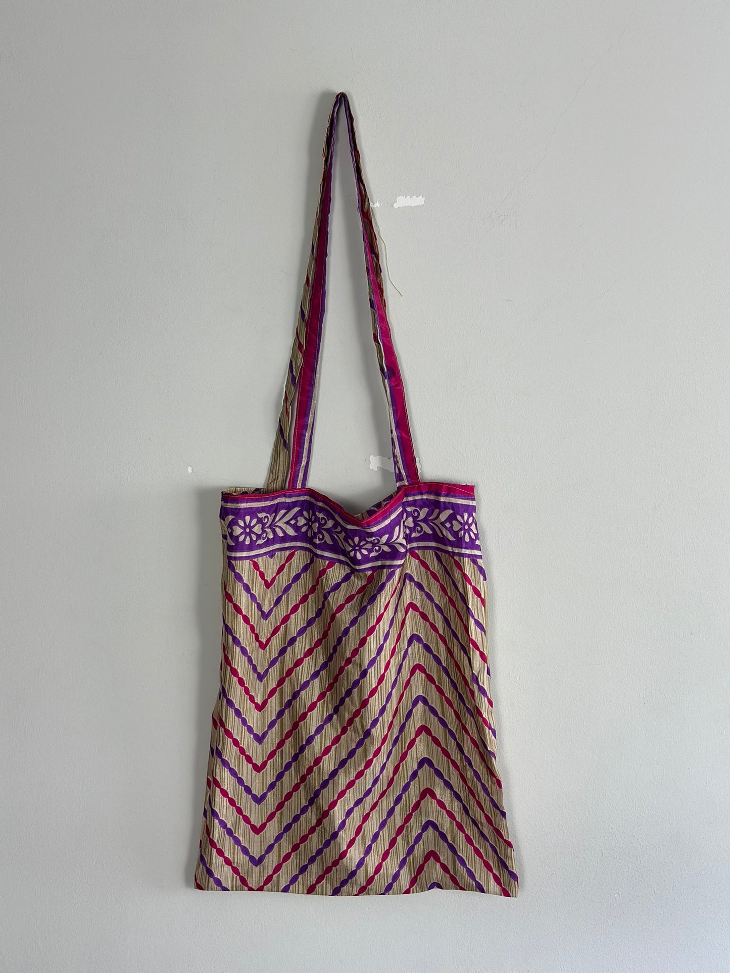 Recycled Silk Tote Bag