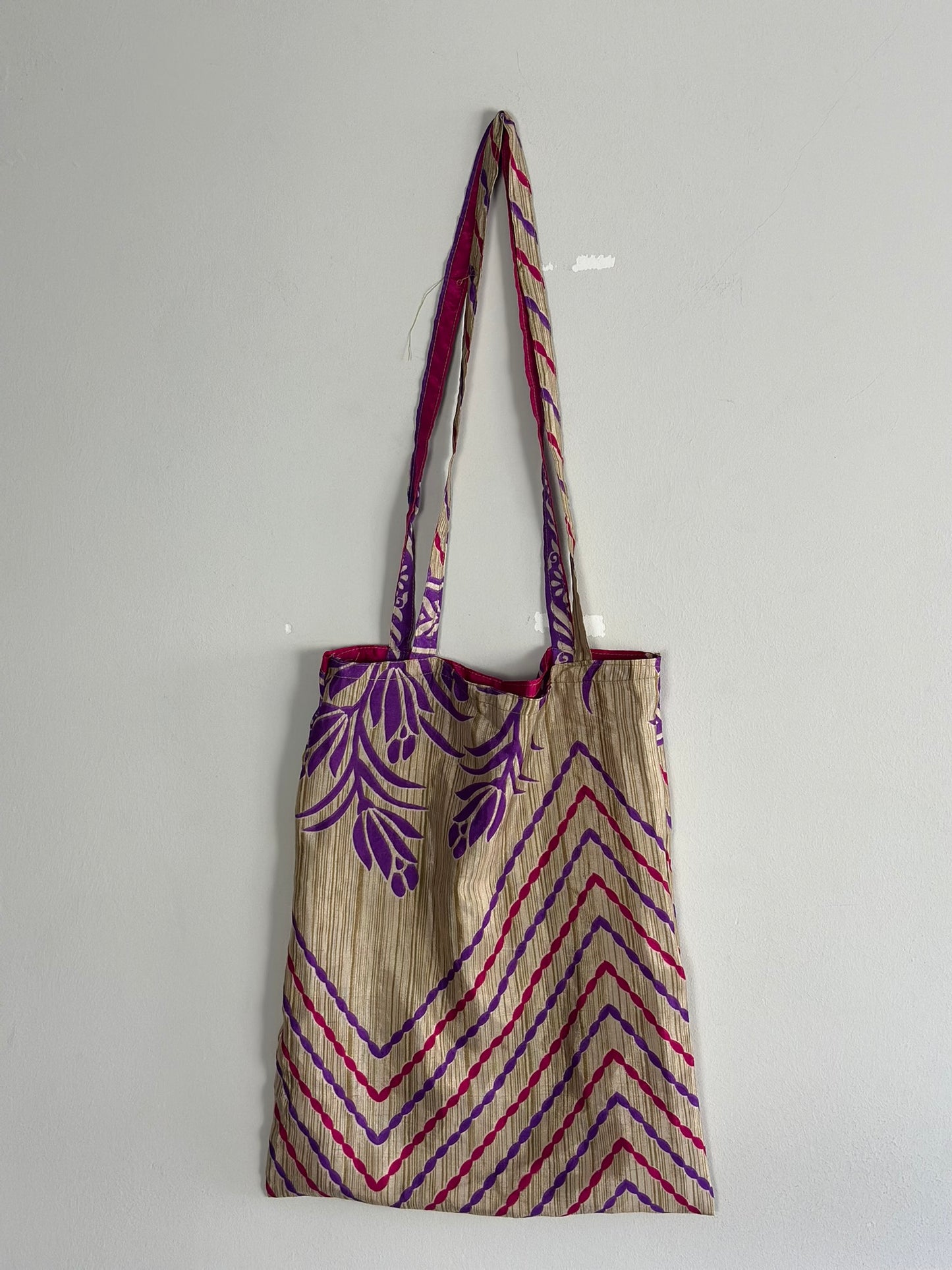 Recycled Silk Tote Bag
