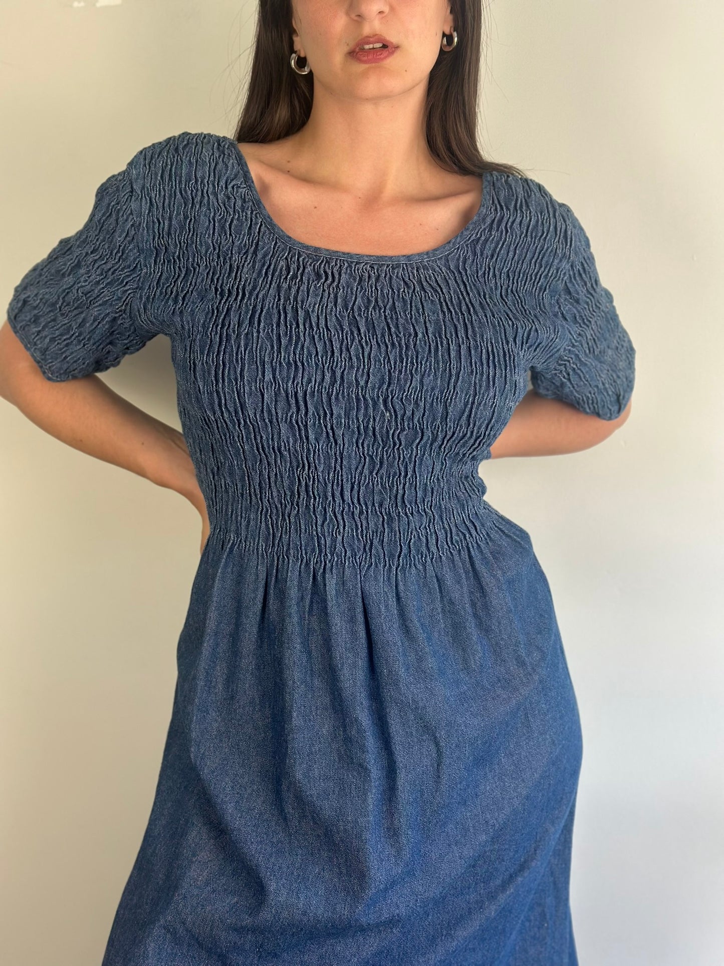 Vintage Maxi Denim Dress