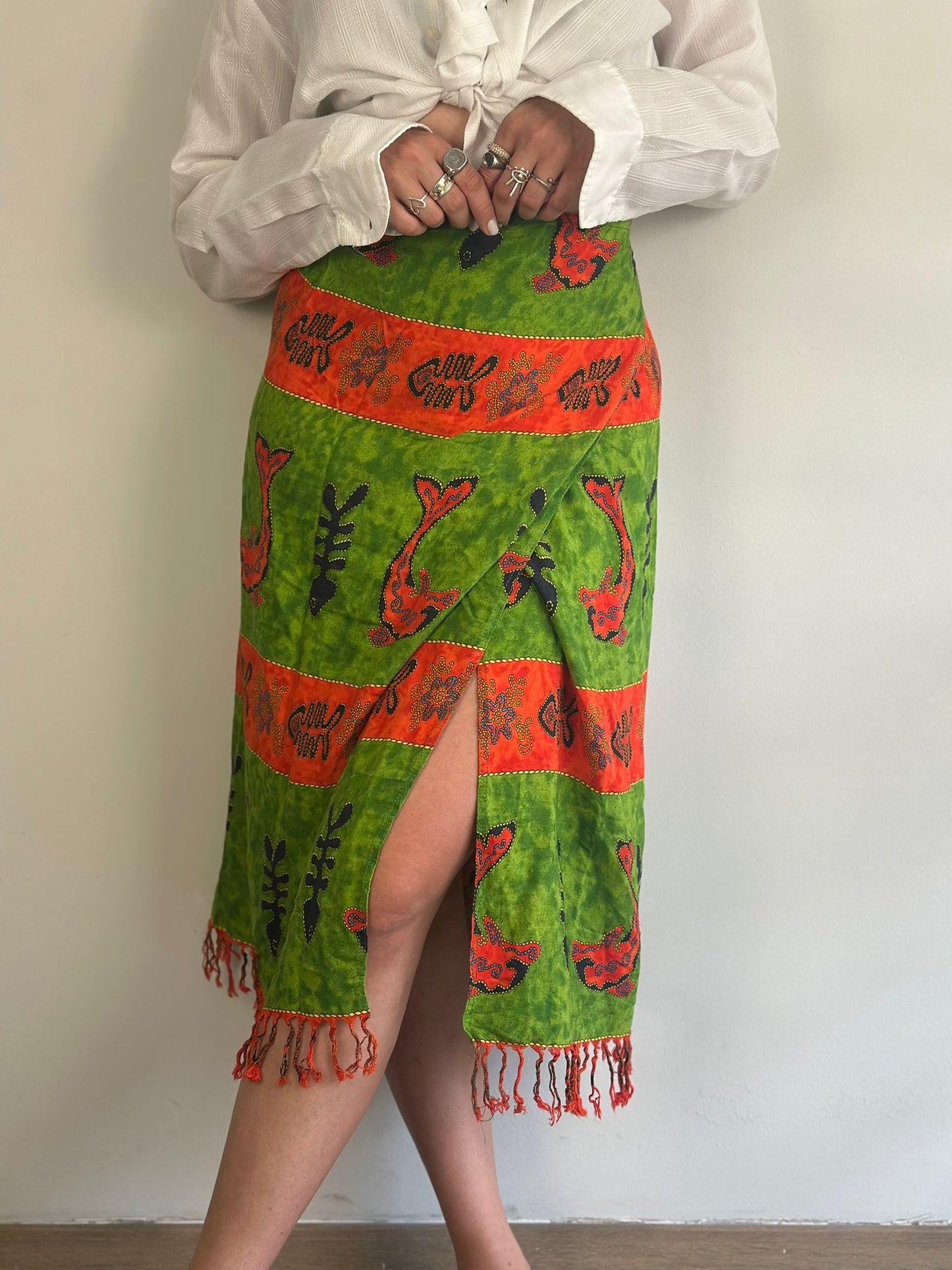 Vintage Wrap Skirt