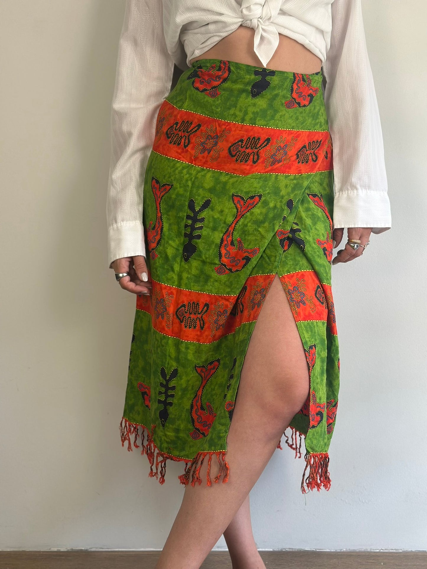 Vintage Wrap Skirt