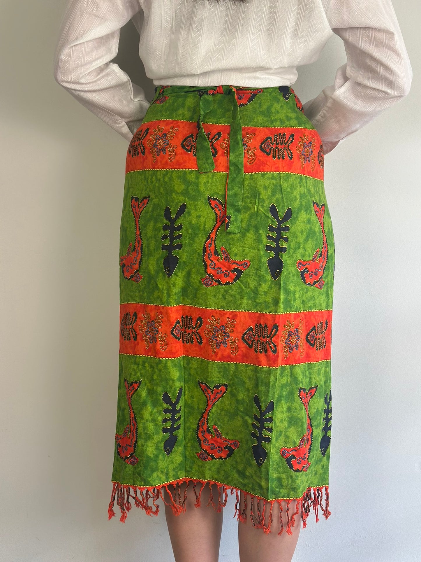 Vintage Wrap Skirt