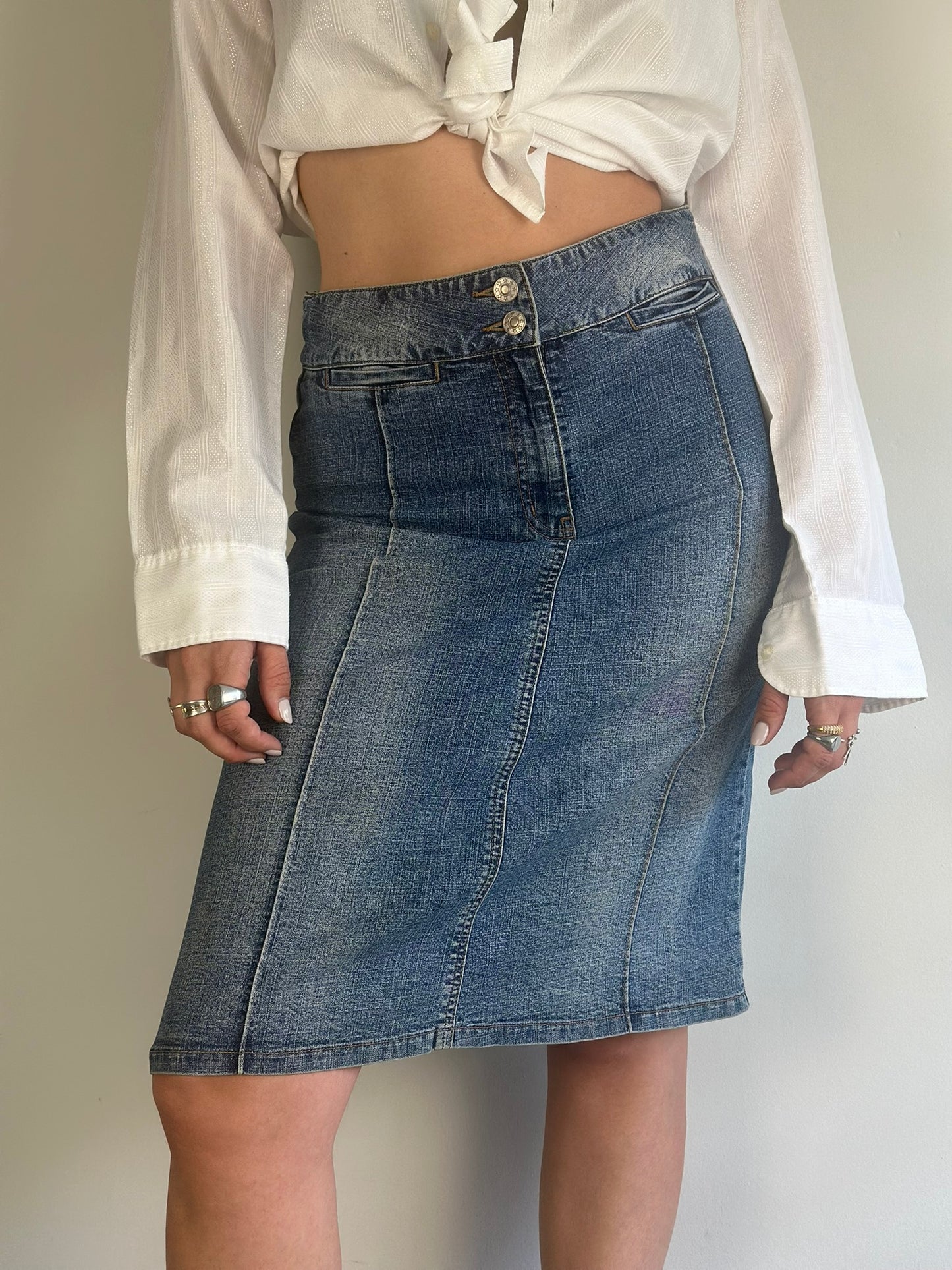 Vintage Denim Skirt