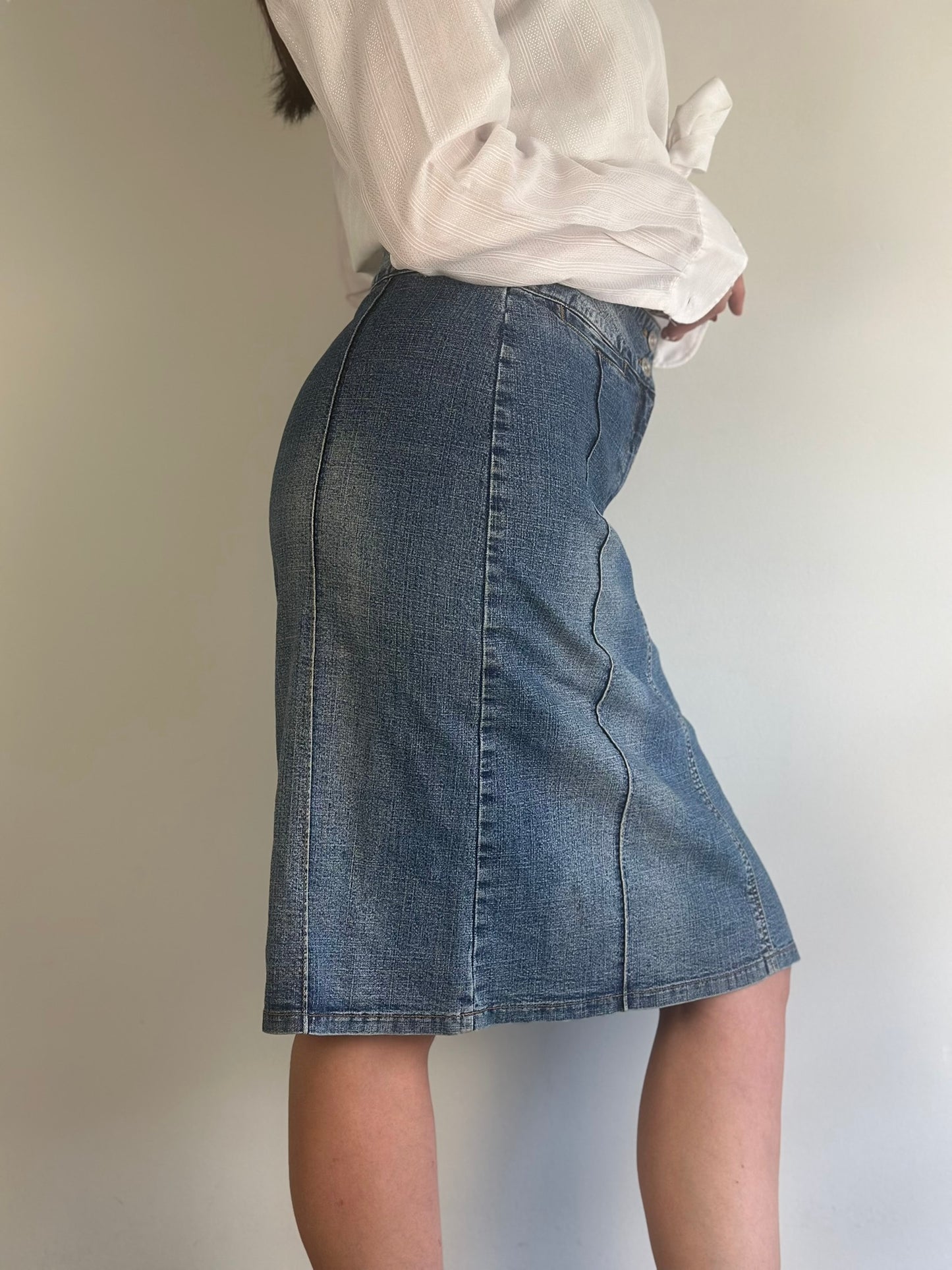 Vintage Denim Skirt