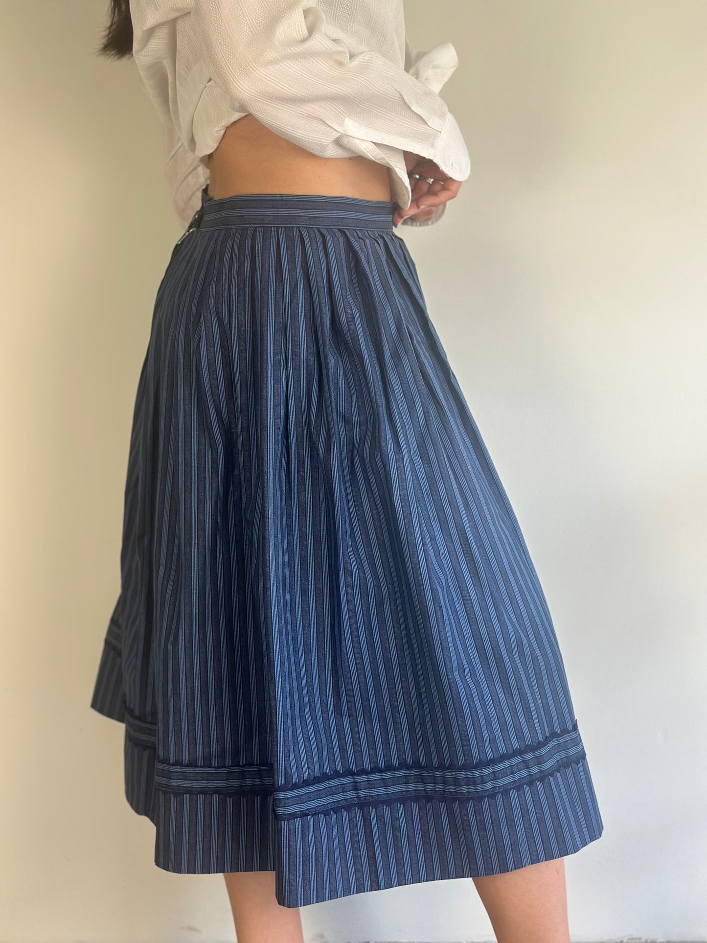 Vintage Striped Skirt