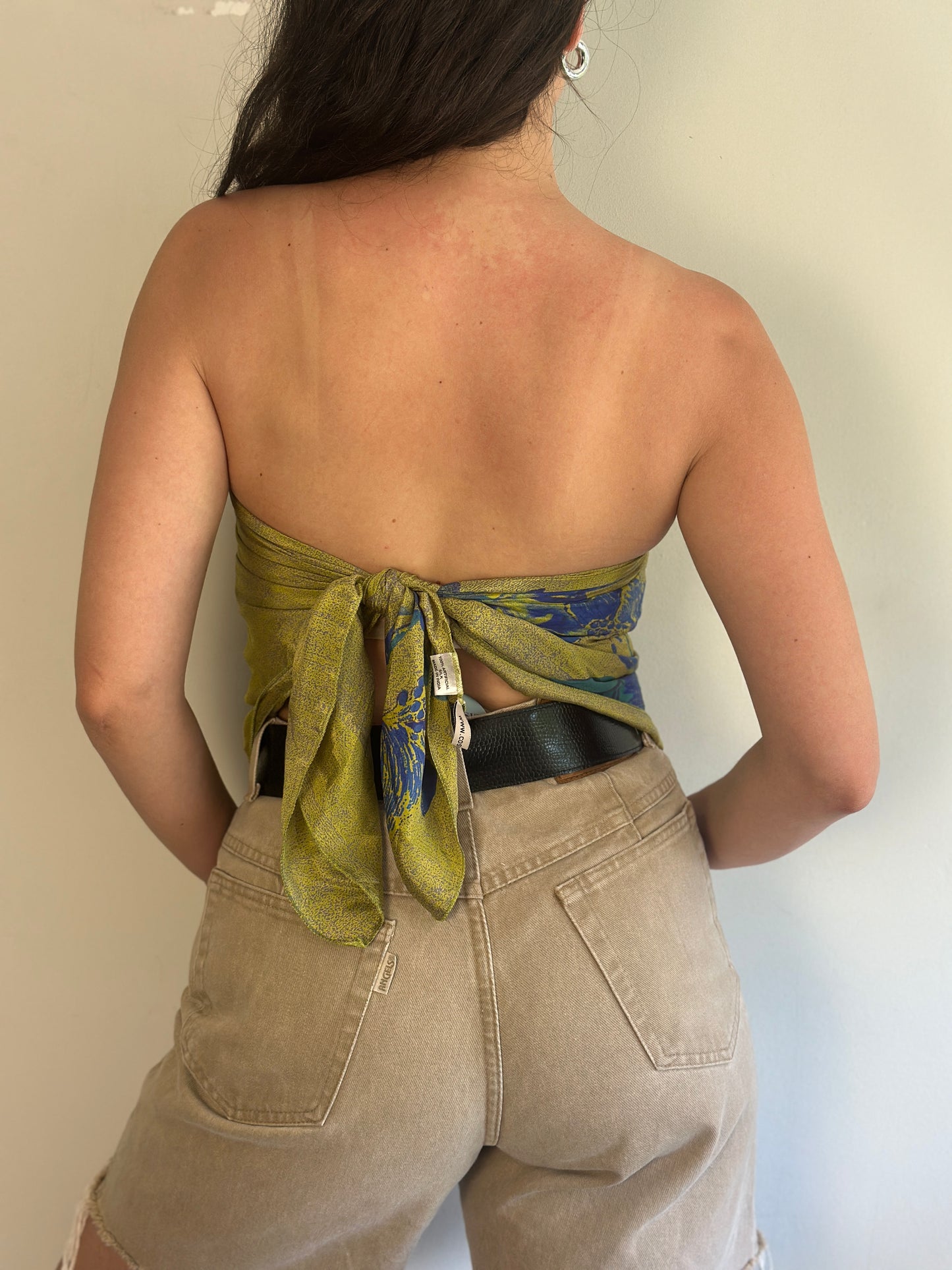 Recycled Silk Scarf-Top