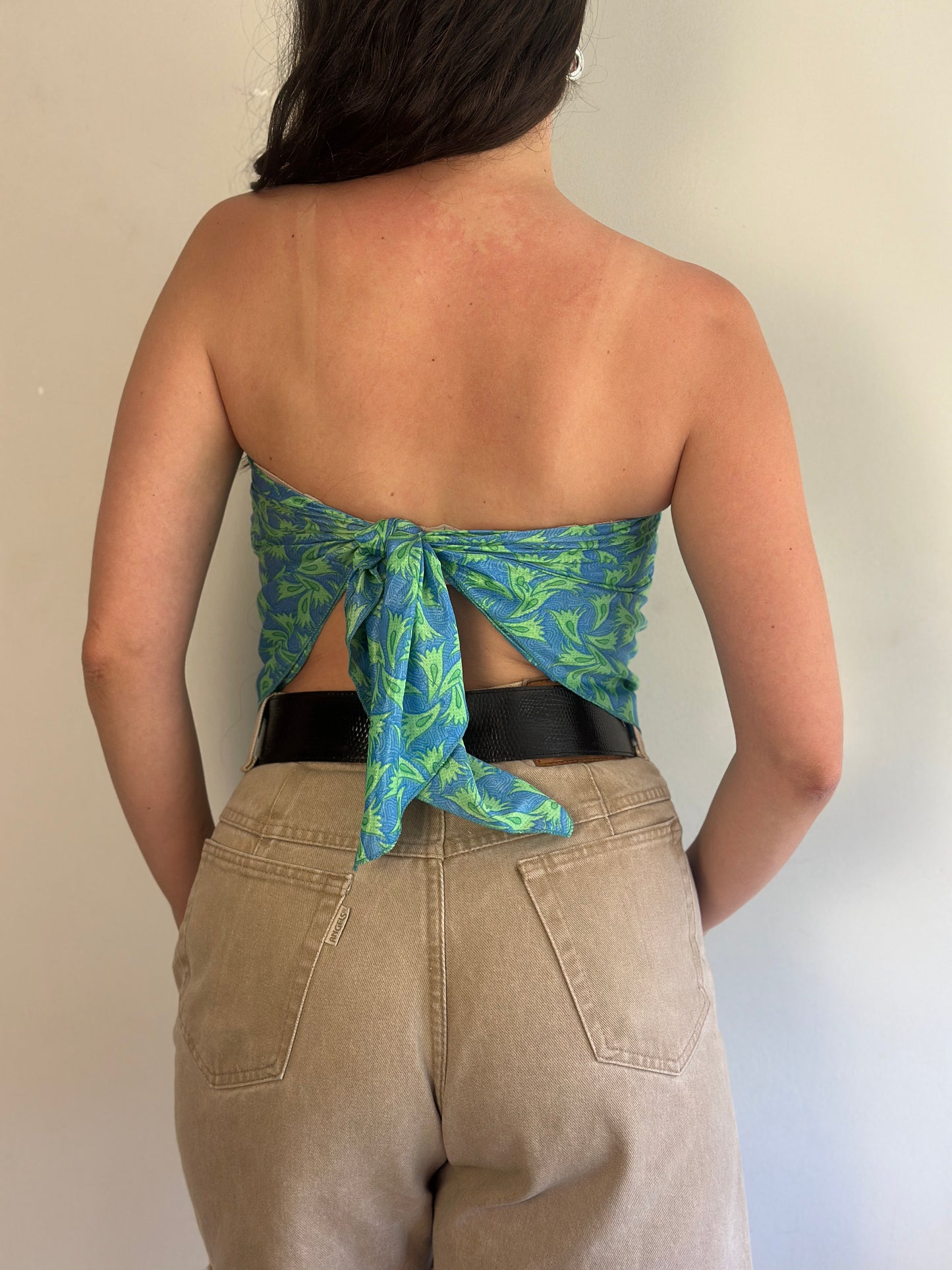 Recycled Silk Scarf-Top
