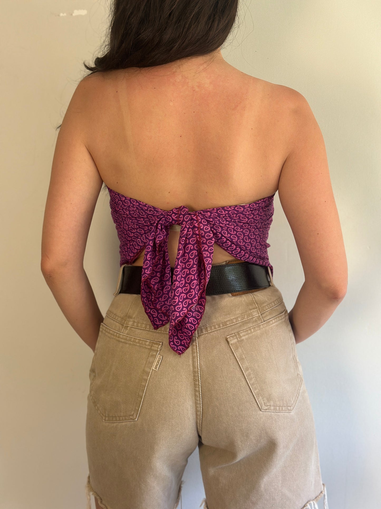 Recycled Silk Scarf-Top
