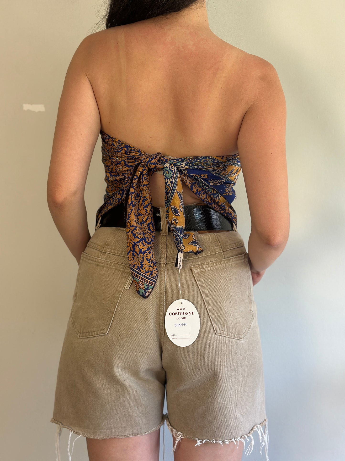 Recycled Silk Scarf-Top