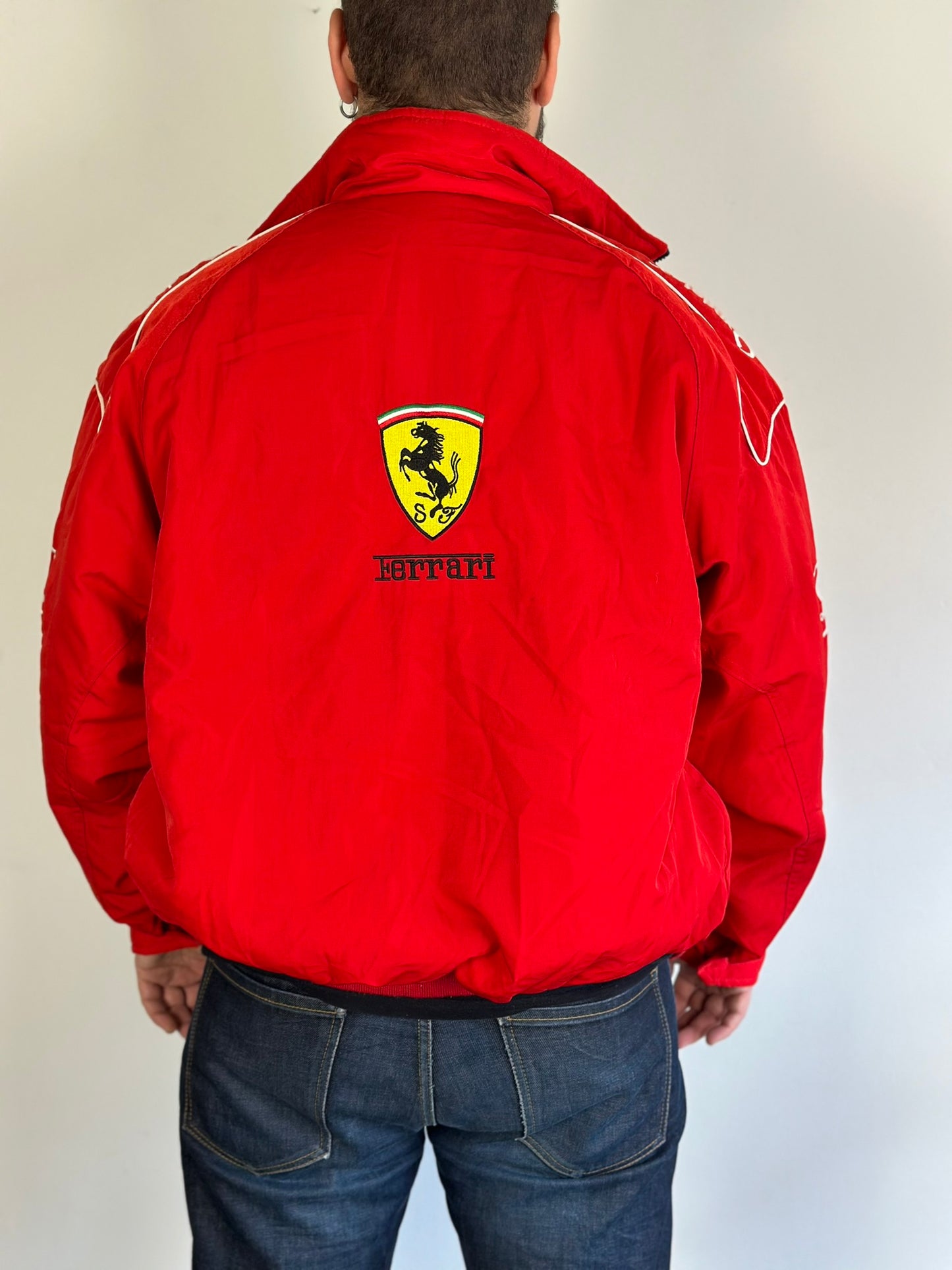 Vintage Ferrari Vodafone Bomber Jacket