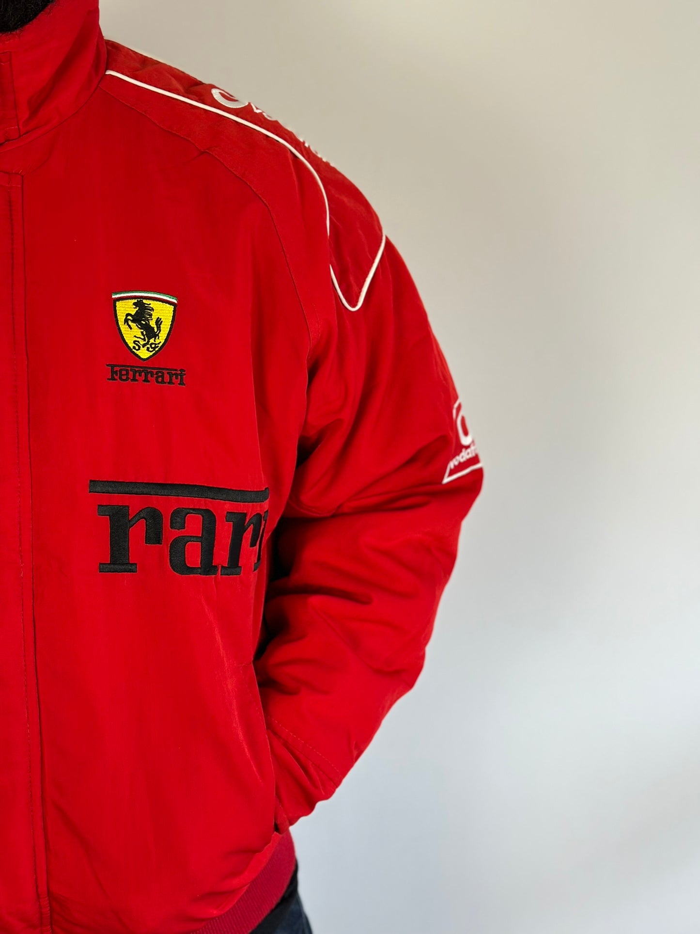 Vintage Ferrari Vodafone Bomber Jacket