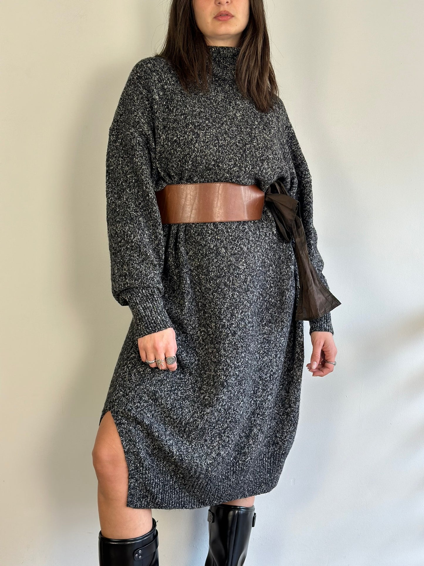 Dark Grey Dress