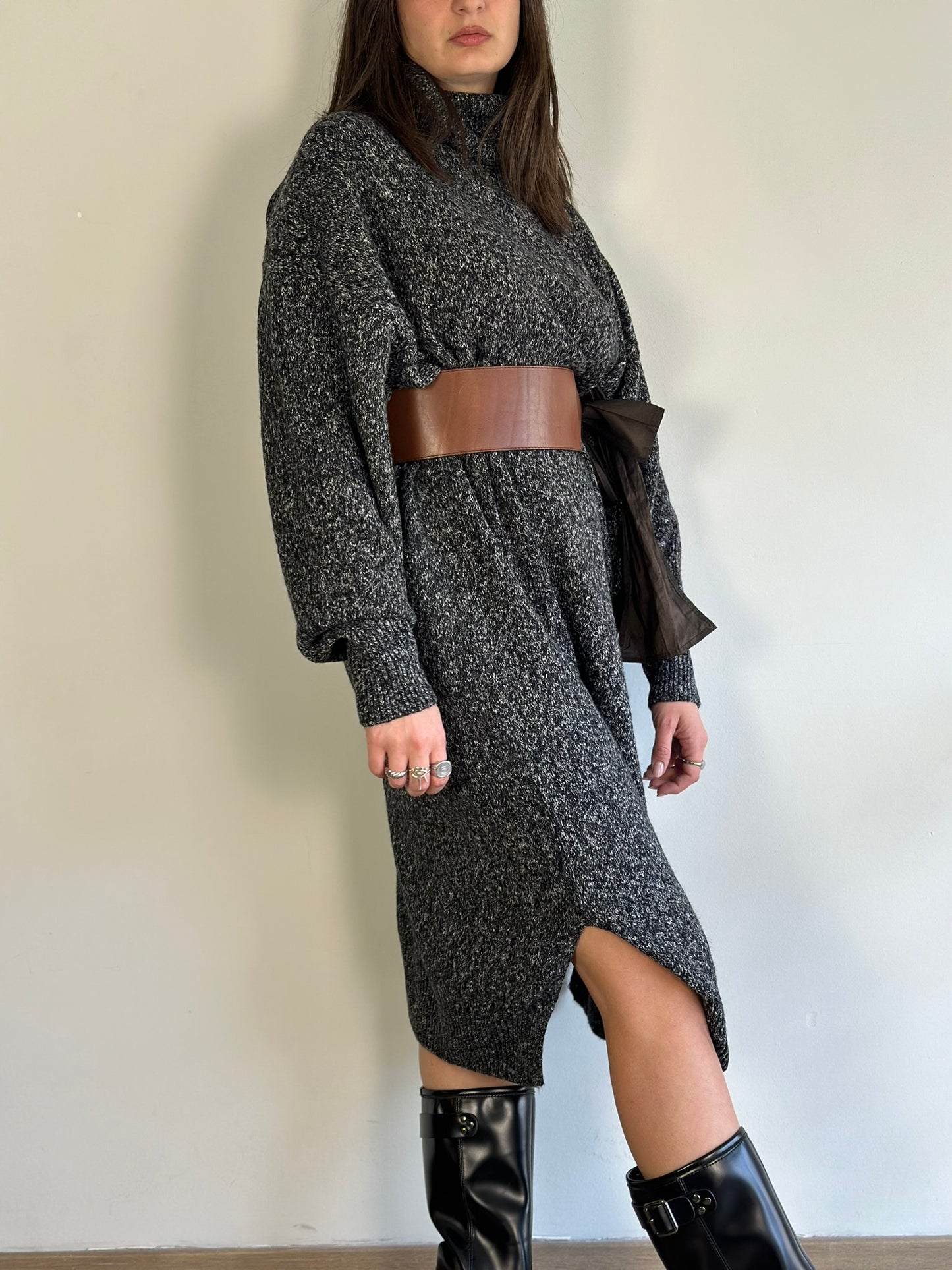 Dark Grey Dress