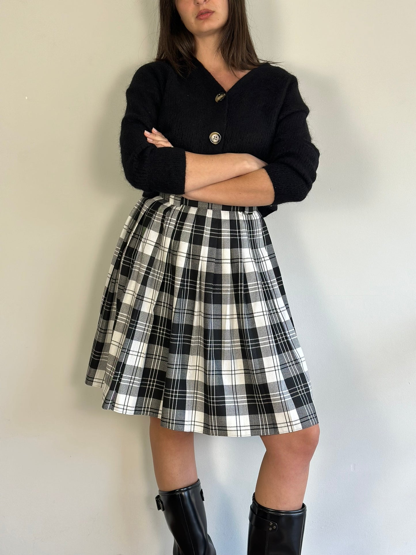 Vintage Plaid Skirt